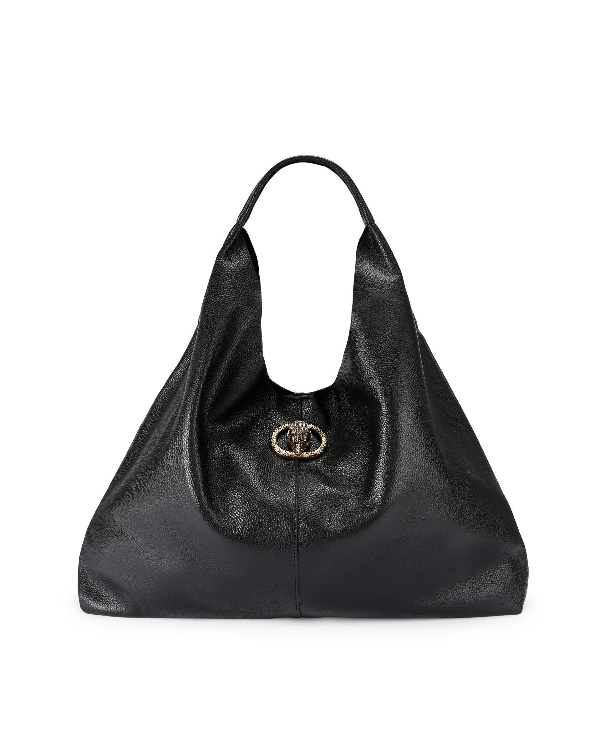 Imagen 0 de Bolso hobo chelsea de piel Negro