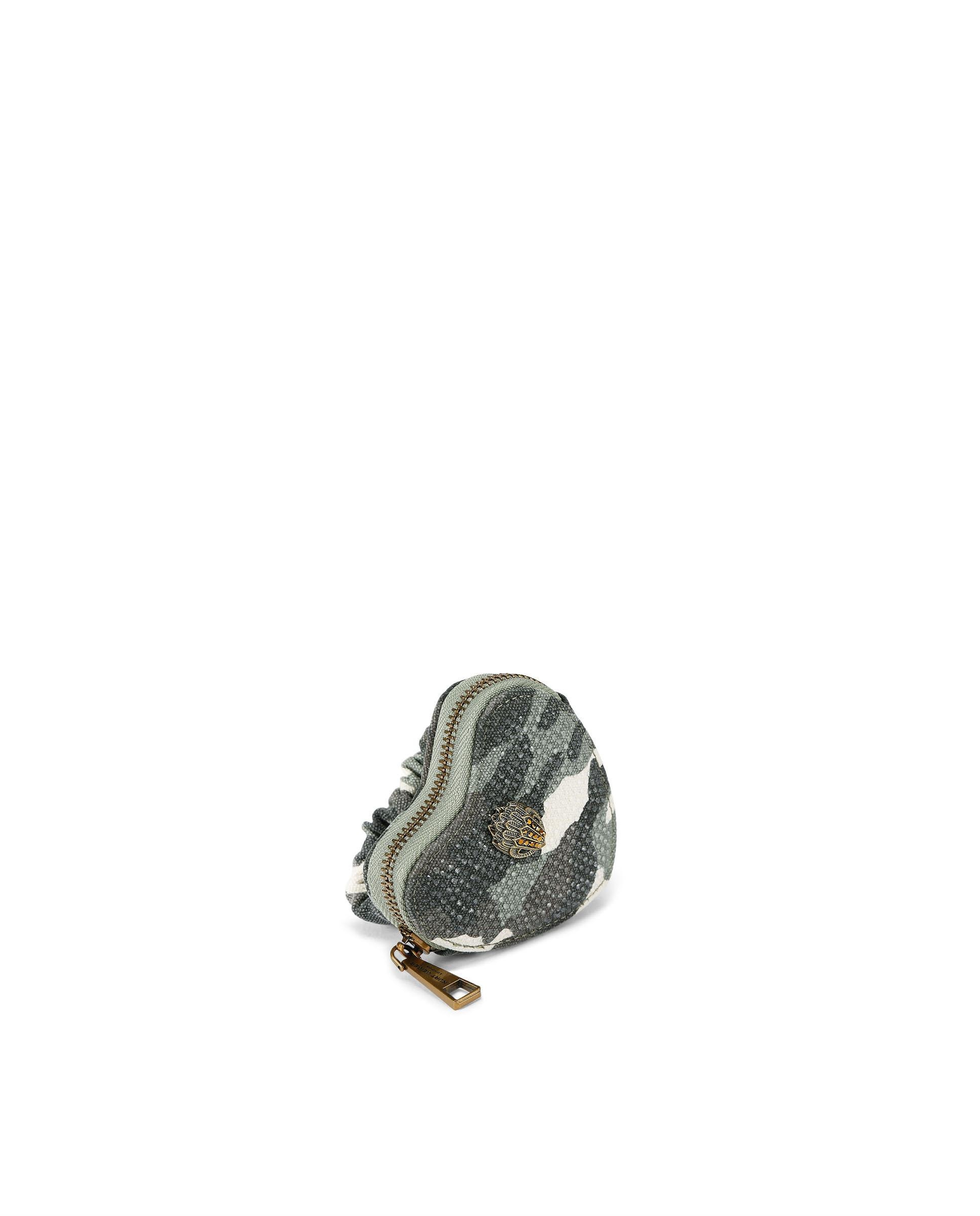 Monedero de mujer de muñeca con estampado militar - Kurt Geiger - Verde Verde-4