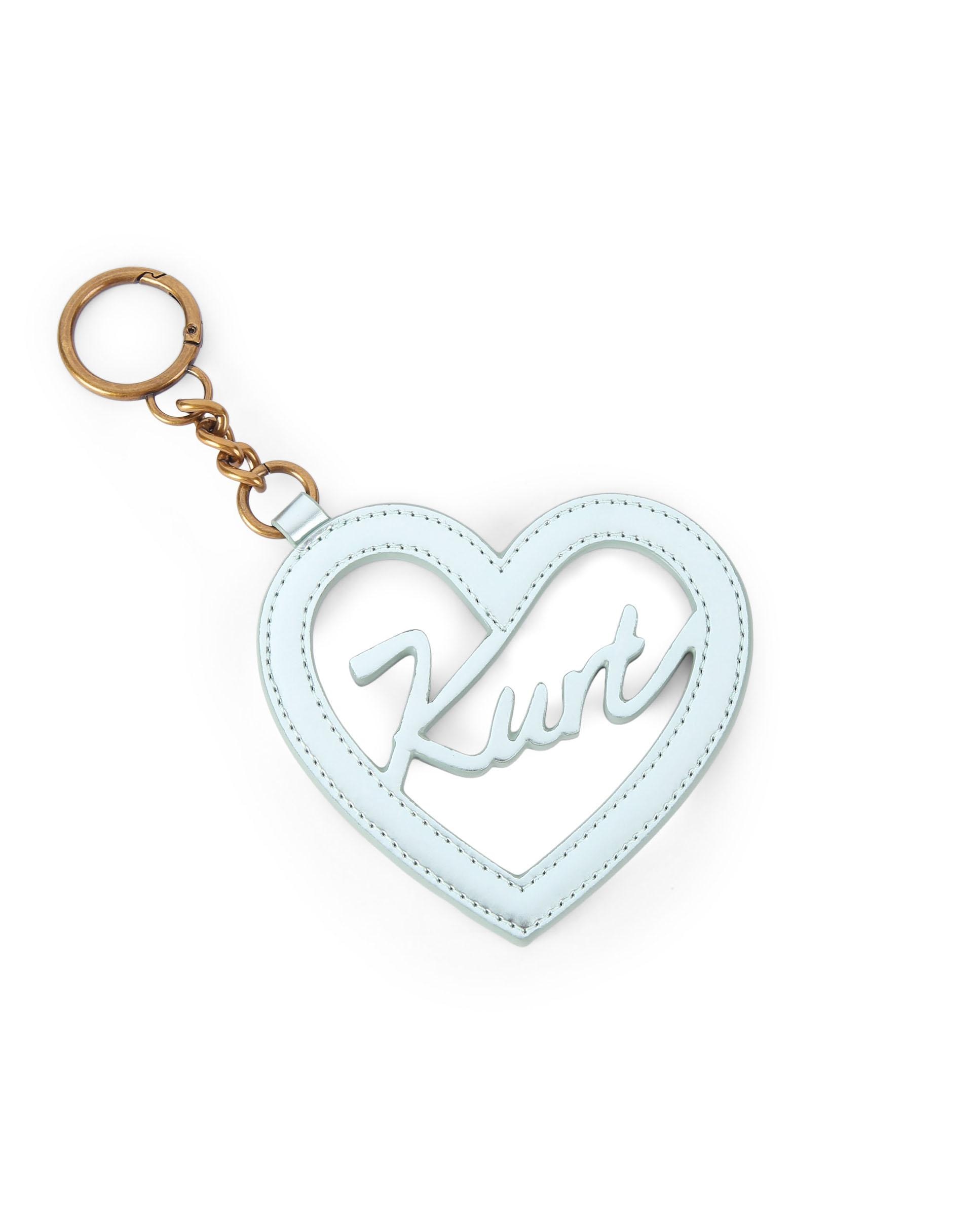 Llavero en forma de corazón con logo - Kurt Geiger - Verde claro Verde claro-1