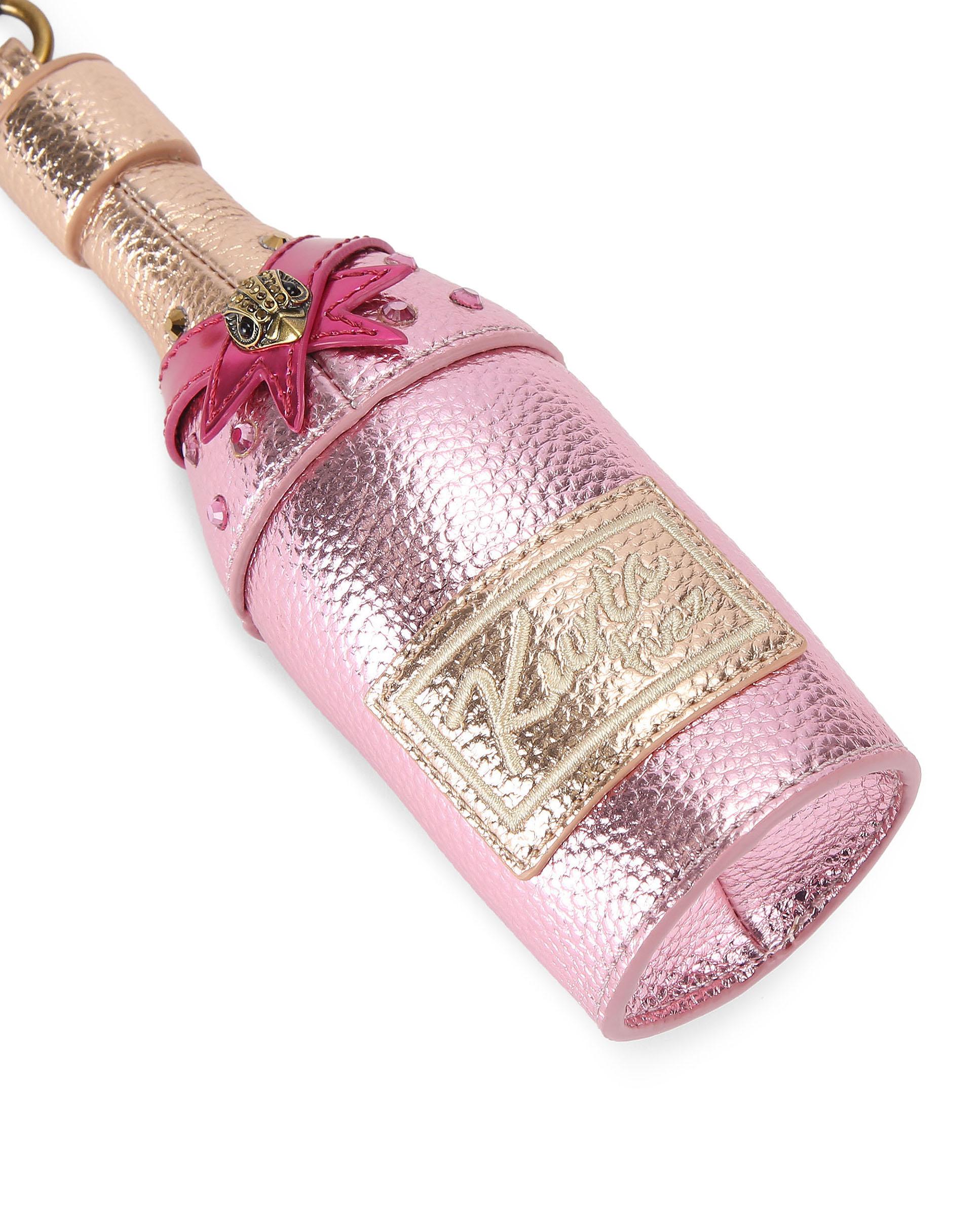 Colgante en forma de botella de champán con águila - Kurt Geiger - Rosa Rosa-2