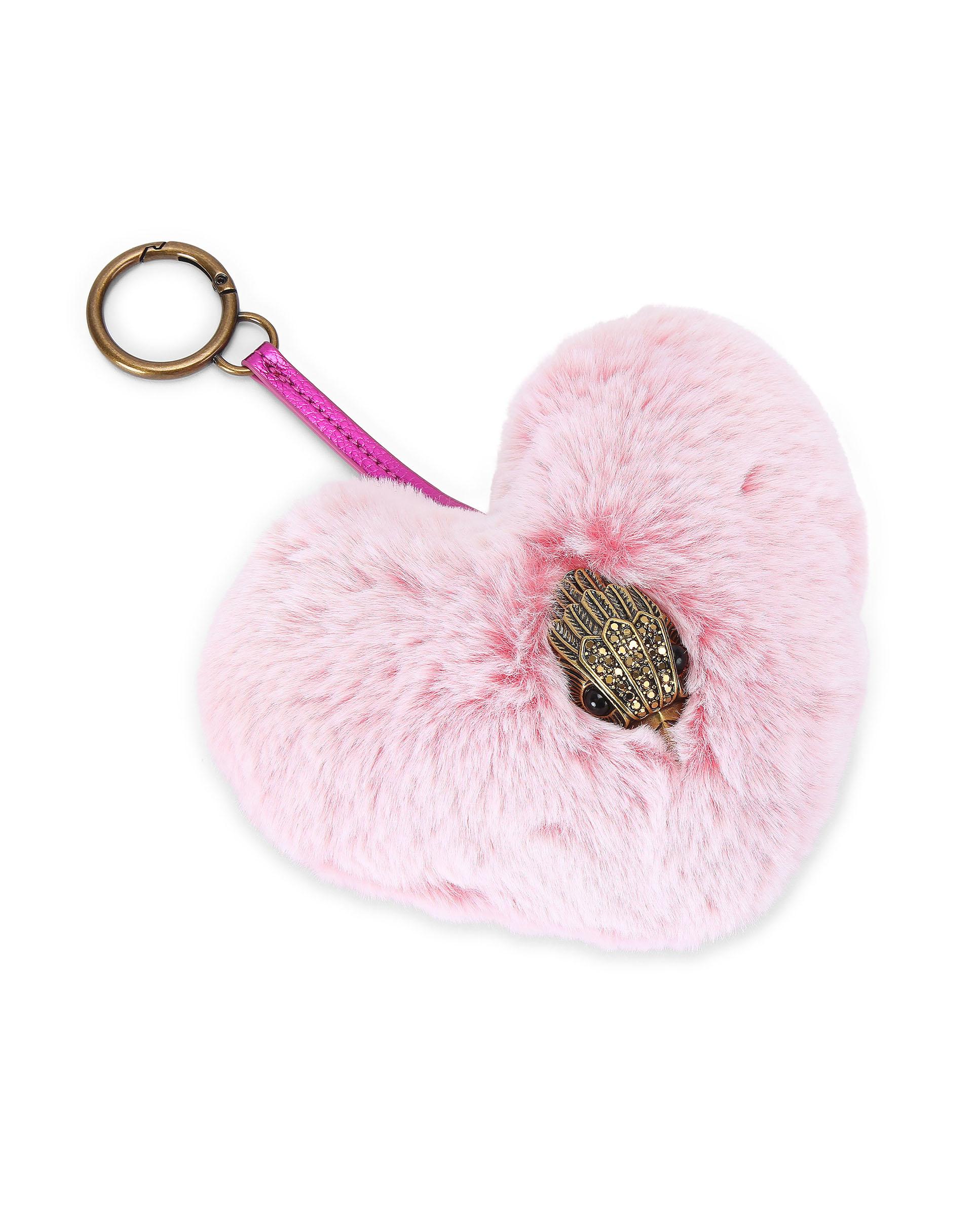Colgante en forma de corazón con águila - Kurt Geiger - Rosa Rosa-2