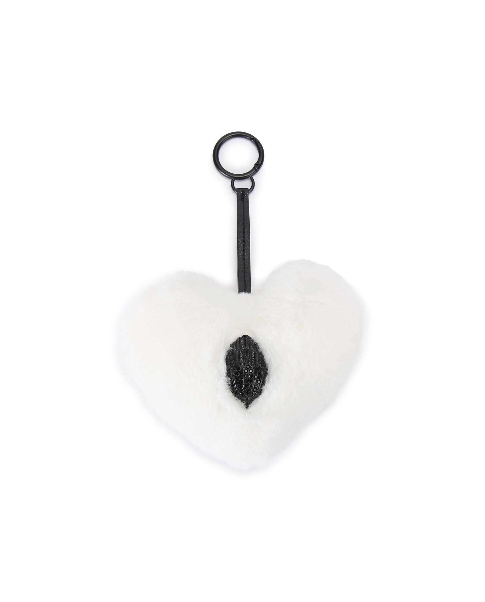 Colgante en forma de corazón con águila - Kurt Geiger - Blanco Blanco-1