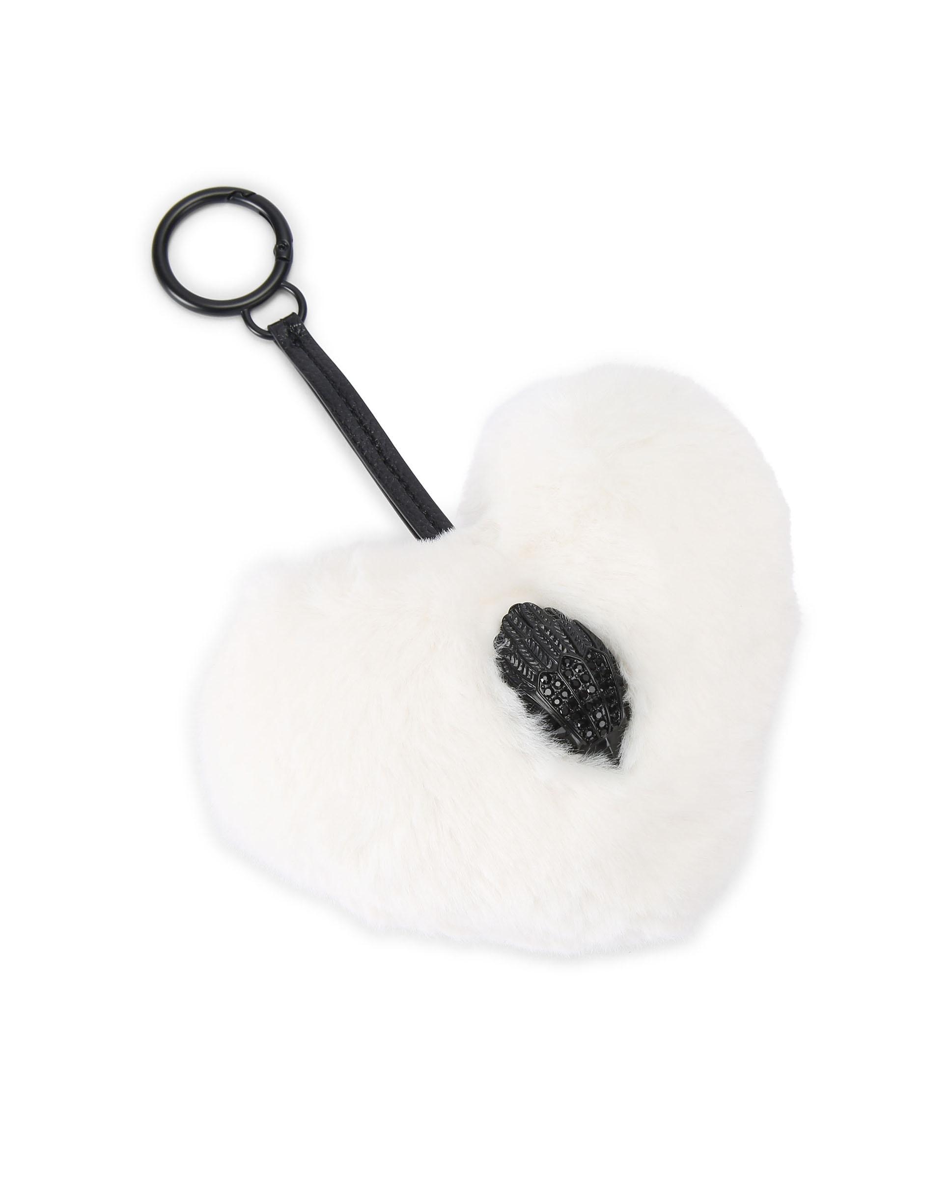 Colgante en forma de corazón con águila - Kurt Geiger - Blanco Blanco-2