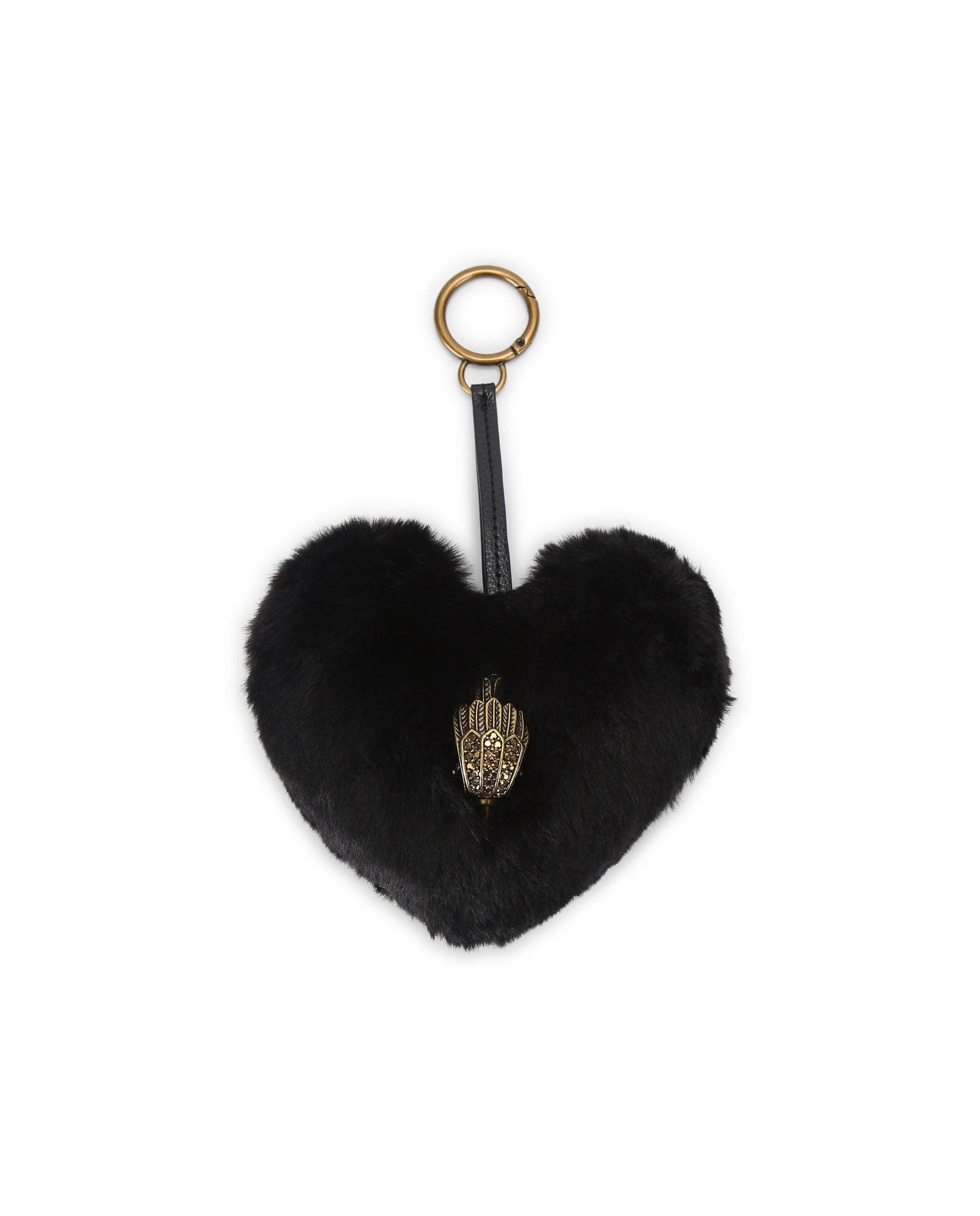 Colgante en forma de corazón con águila - Kurt Geiger - Negro Negro-1