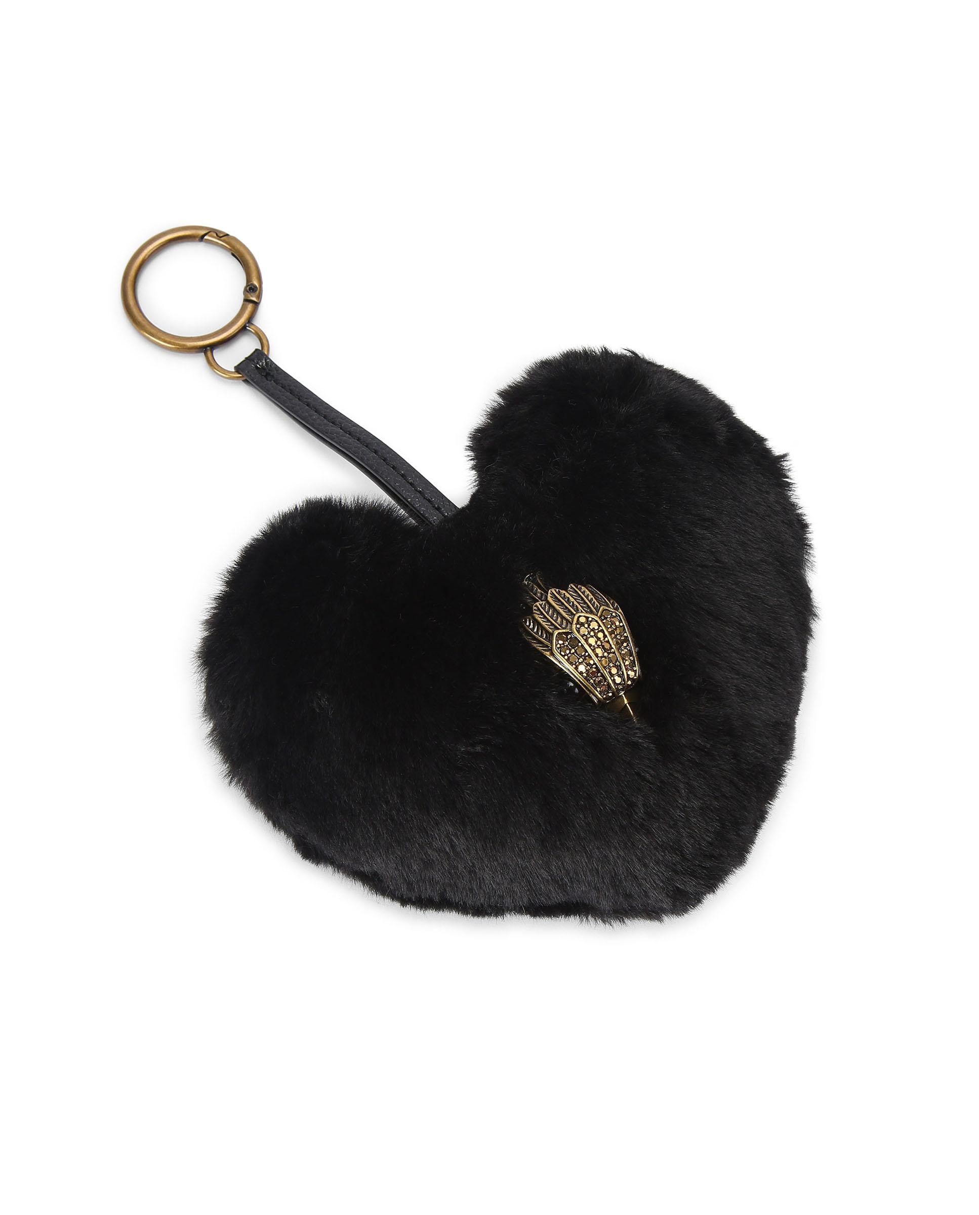 Colgante en forma de corazón con águila - Kurt Geiger - Negro Negro-2