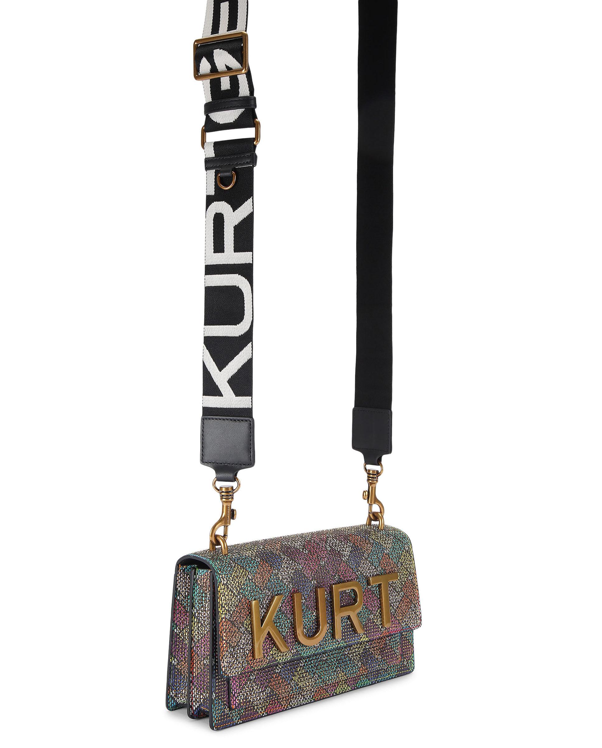 Bandolera de mujer de motivo geométrico con asa ajustable - Kurt Geiger - Multicolor Multicolor-2