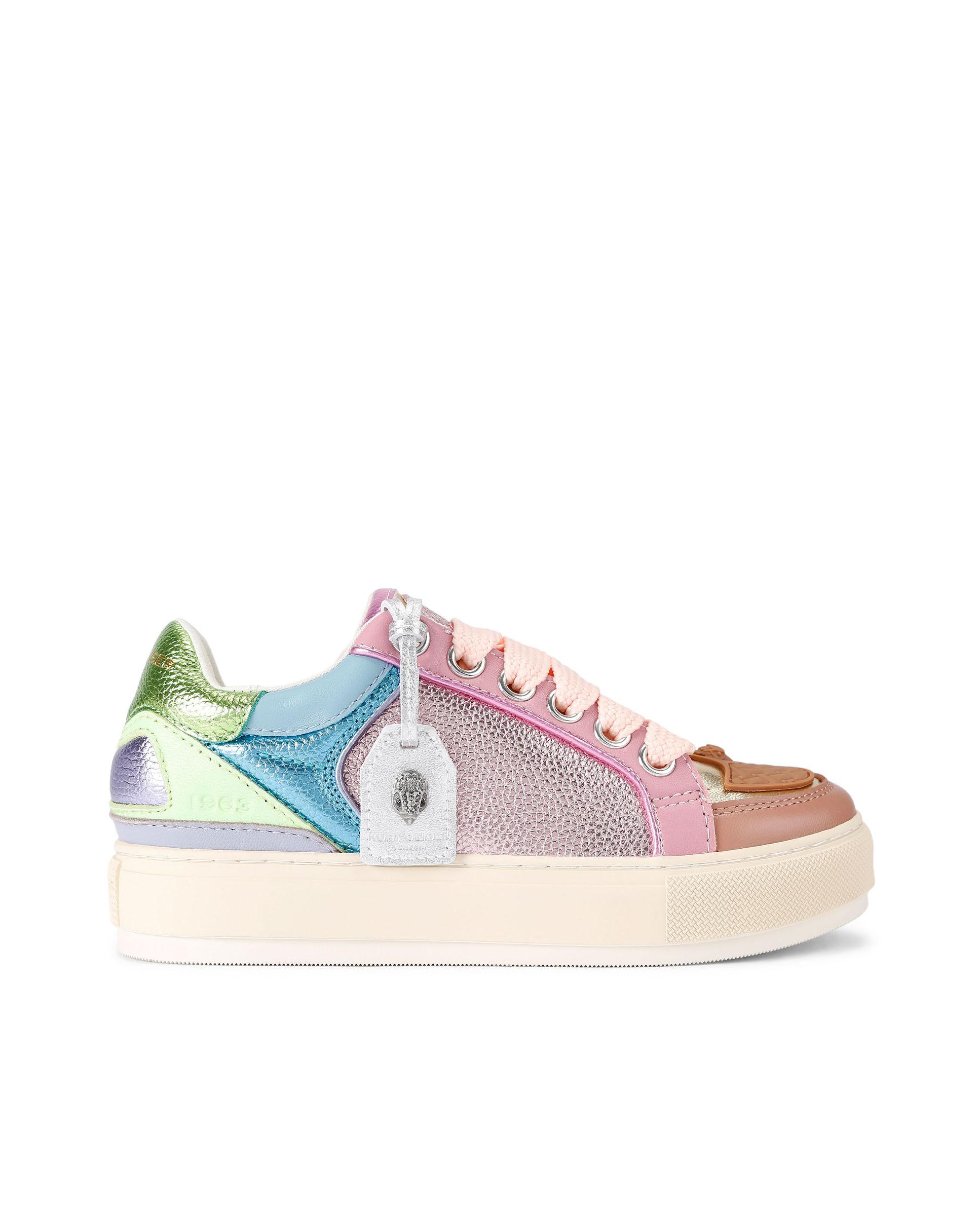 Kurt Geiger - Zapatillas chunky de mujer metalizadas con plataforma.
