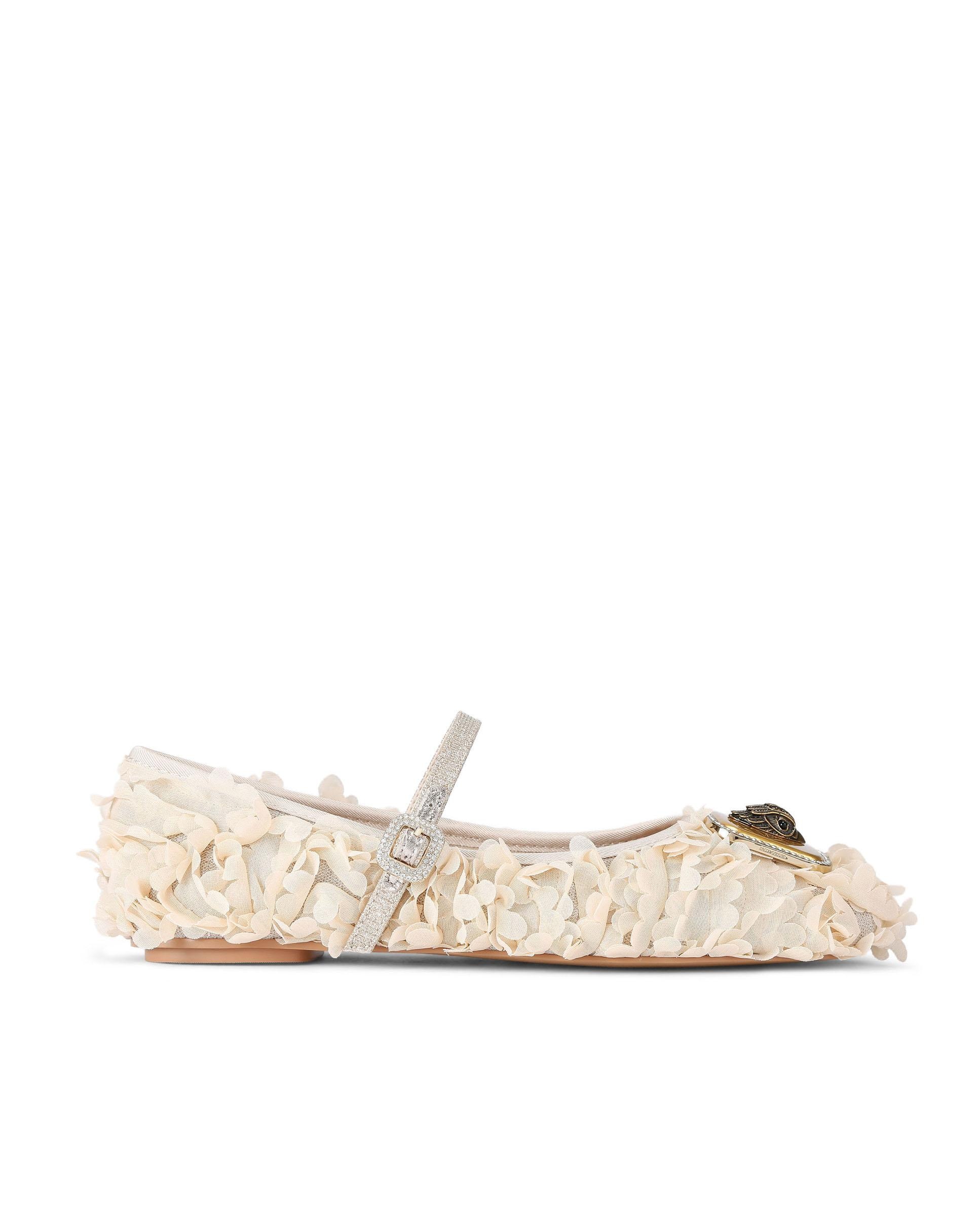 Kurt Geiger - Bailarinas de mujer con motivos florales y adorno de águila.