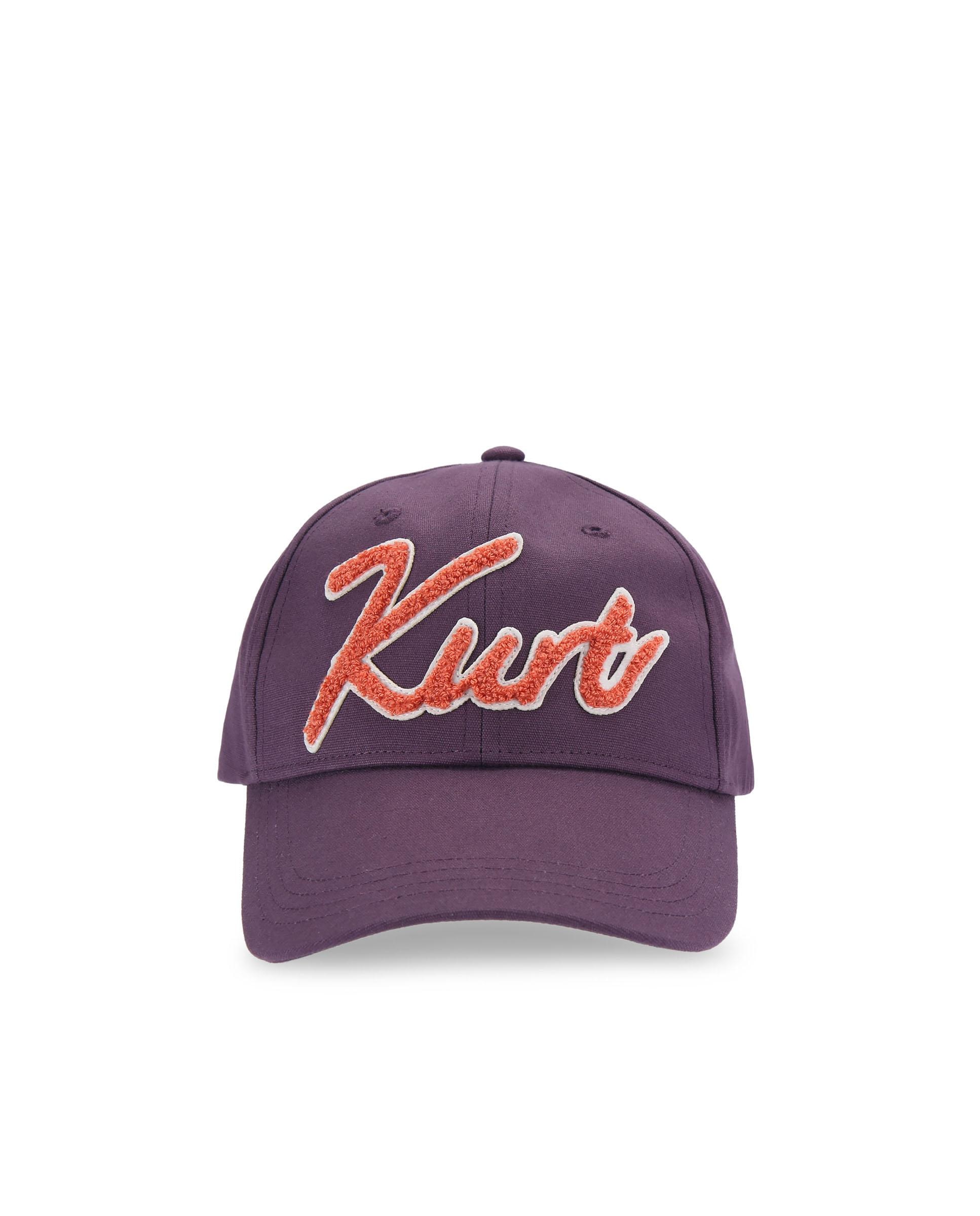 Gorra de mujer de algodón con logo - Kurt Geiger - Morado Morado-1