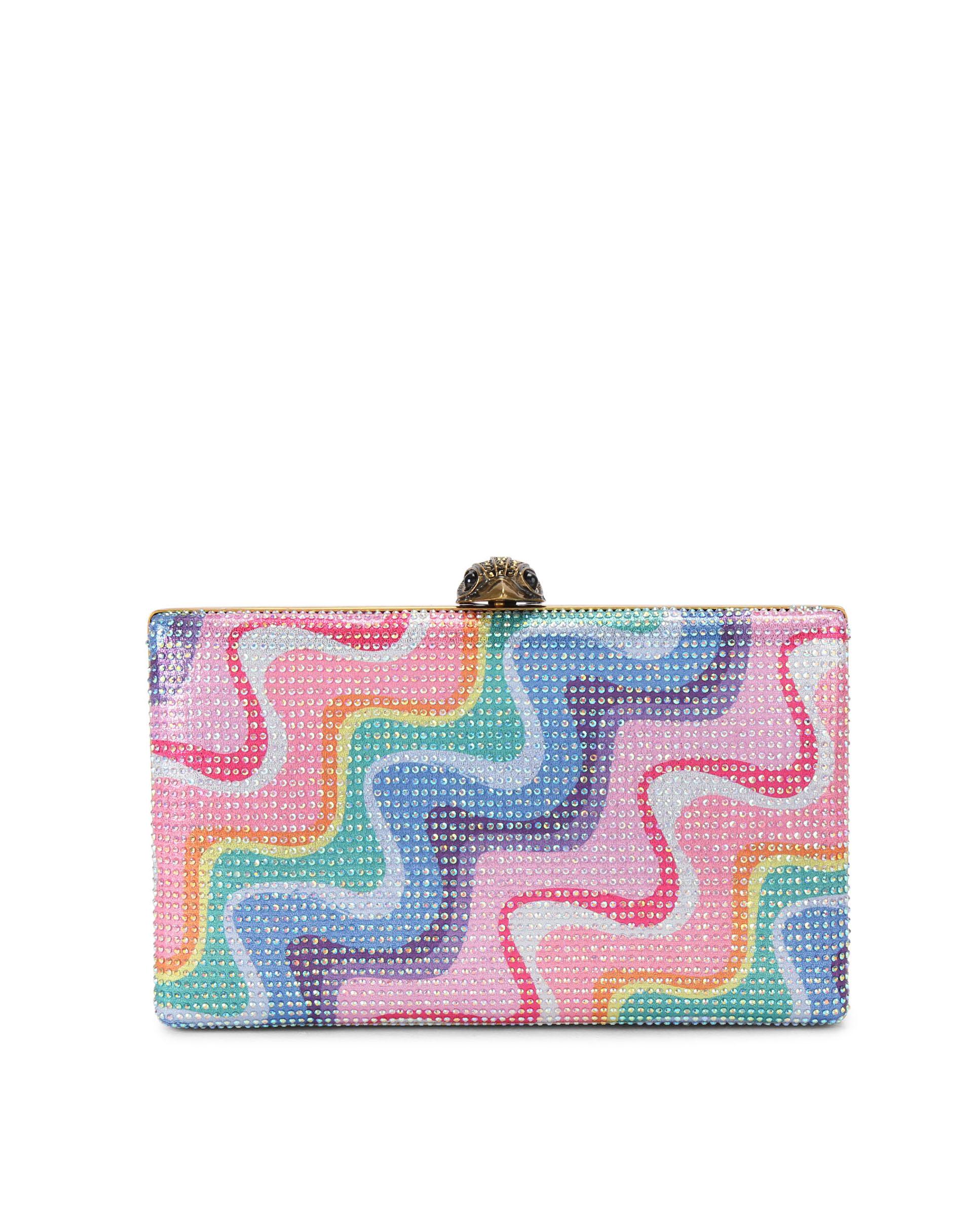 Bolso de mano rígido estampado con cristales - Kurt Geiger - Multicolor Multicolor-1
