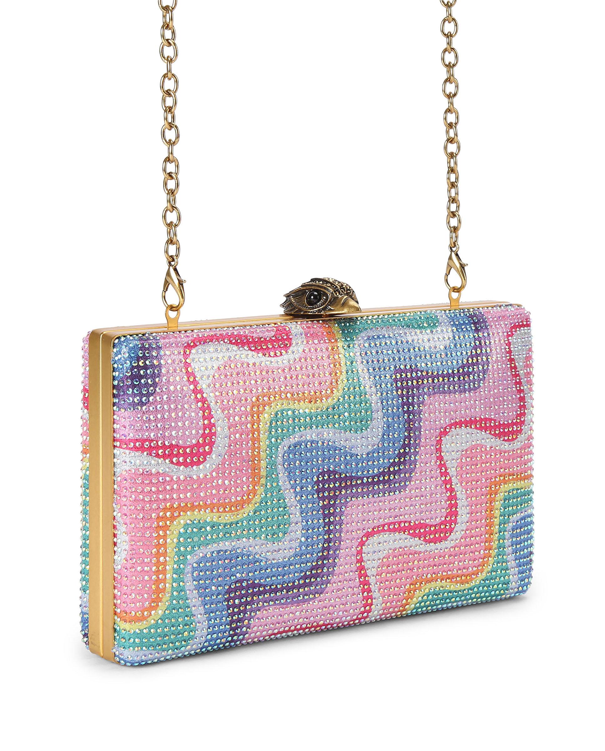 Bolso de mano rígido estampado con cristales - Kurt Geiger - Multicolor Multicolor-2