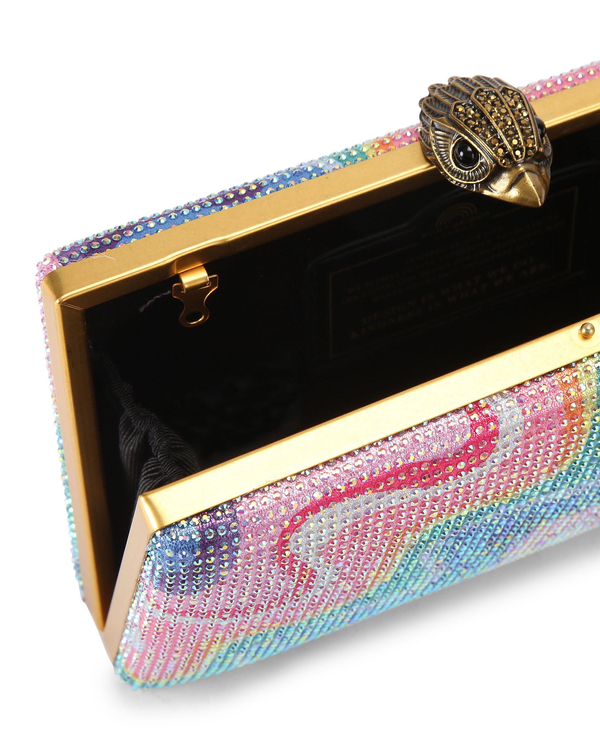 Bolso de mano rígido estampado con cristales - Kurt Geiger - Multicolor Multicolor-5