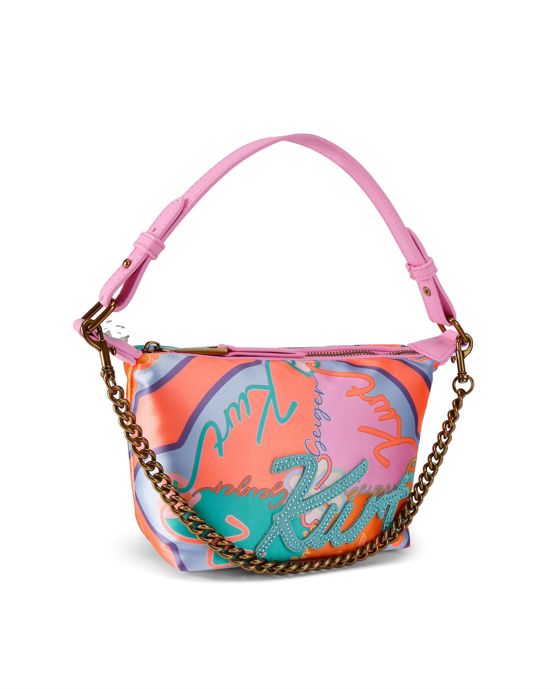 Bolso de hombro con estampado monograma y cierre de cremallera - Kurt Geiger - Multicolor Multicolor-2