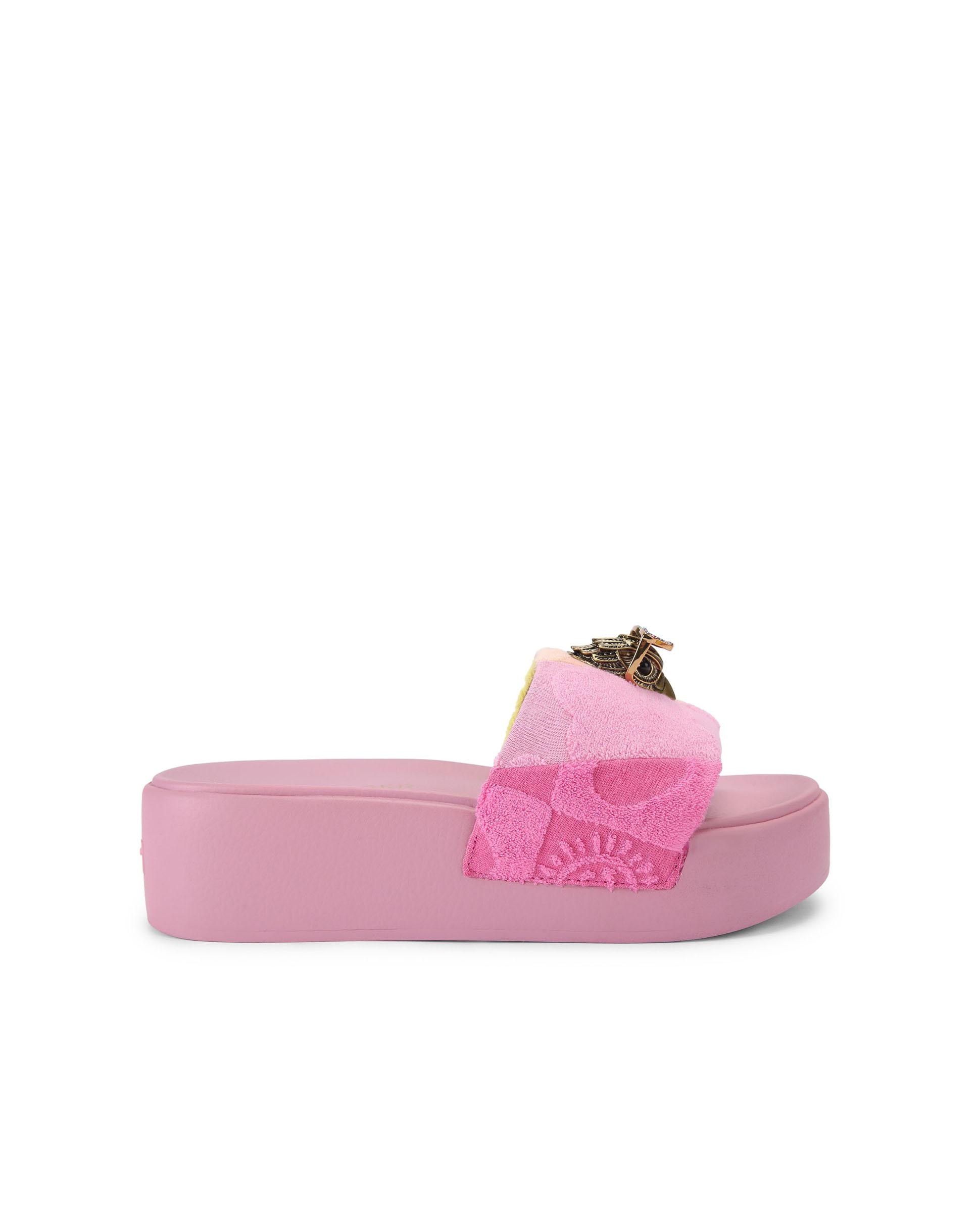Kurt Geiger - Sandalias planas de mujer Meena Eagle con plataforma y detalle en tira.