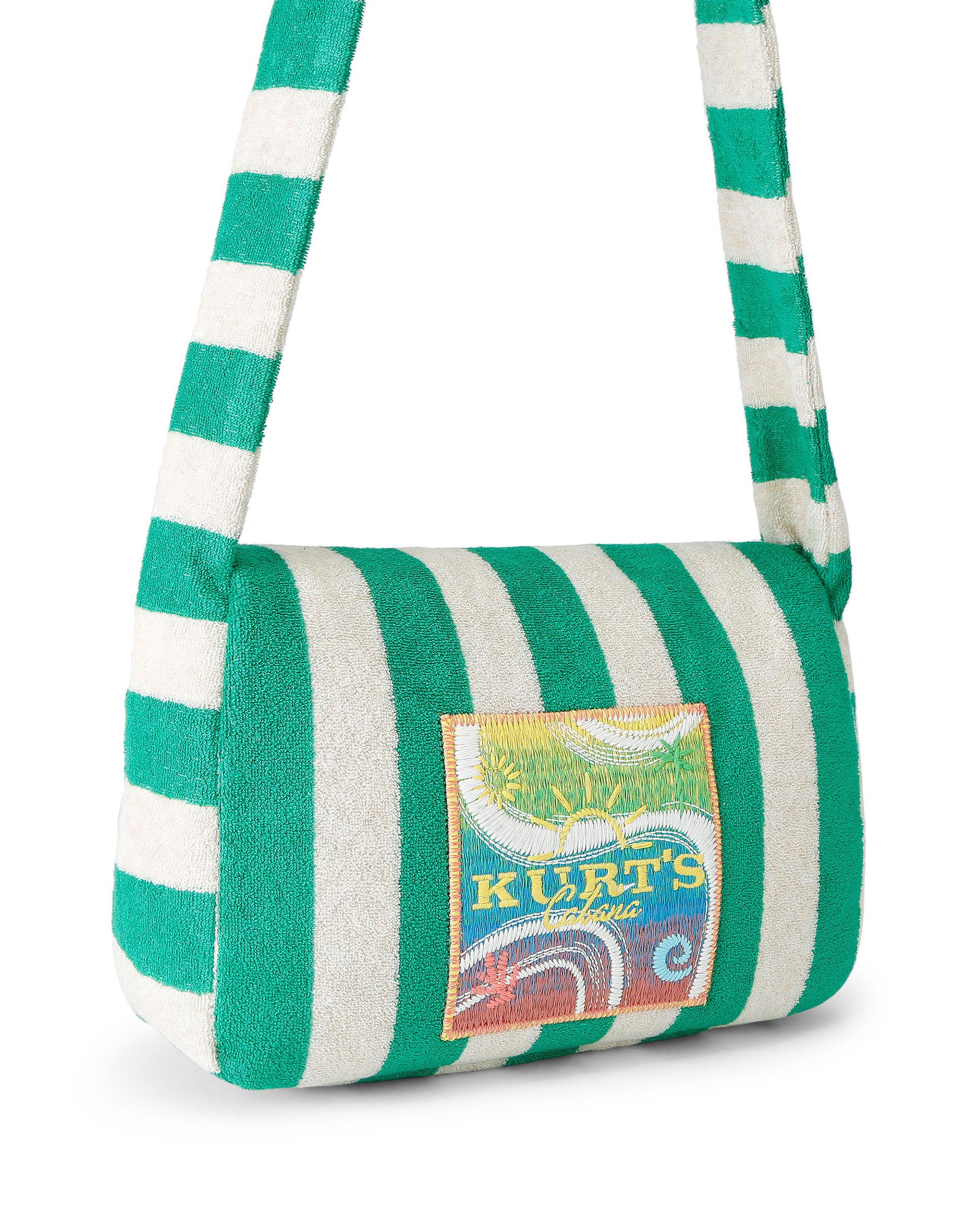 Bolso de hombro de mujer de rayas y detalle en solapa - Kurt Geiger - Multicolor Multicolor-3