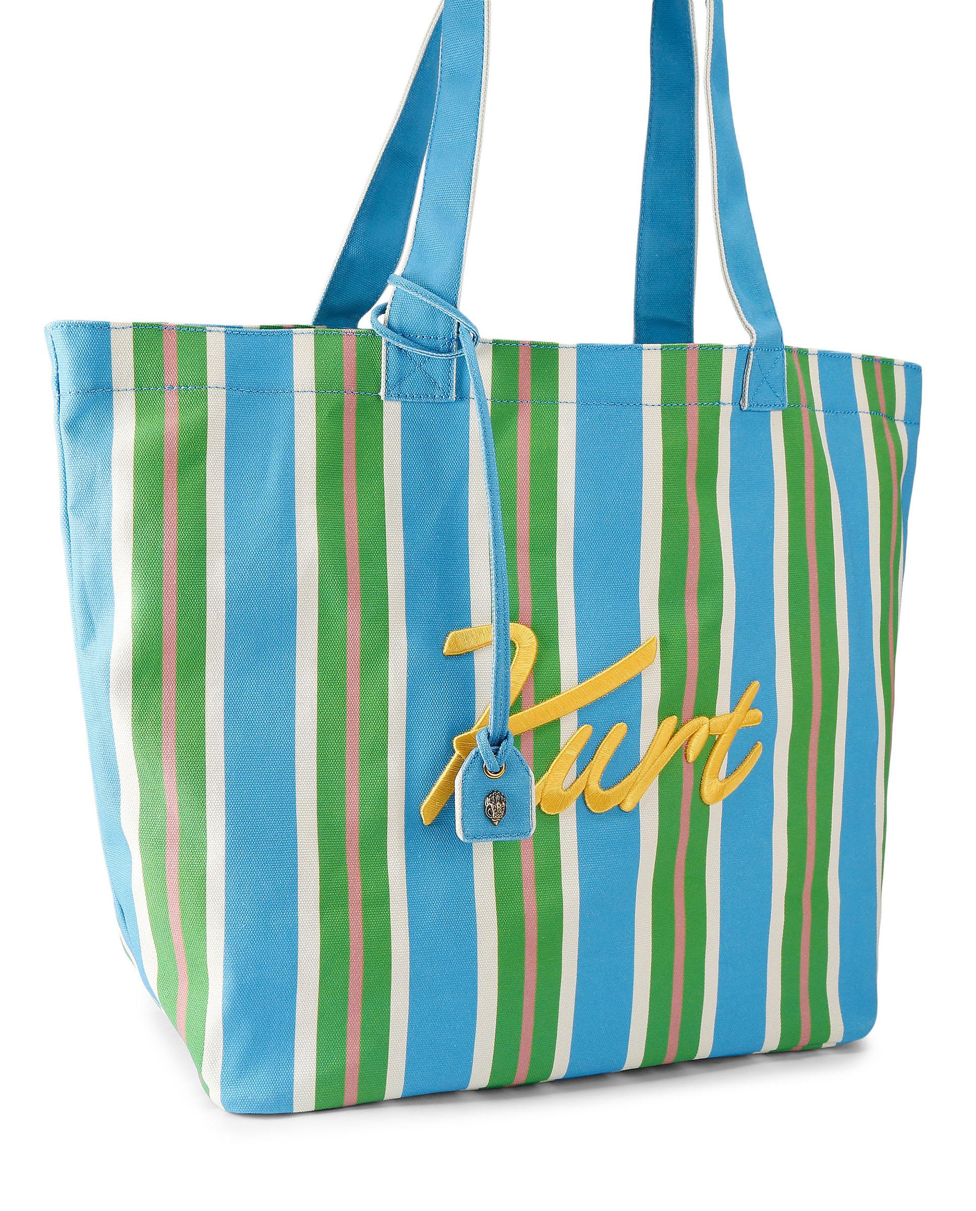 Bolsa shopper de mujer con doble asa y logo - Kurt Geiger - Multicolor Multicolor-2