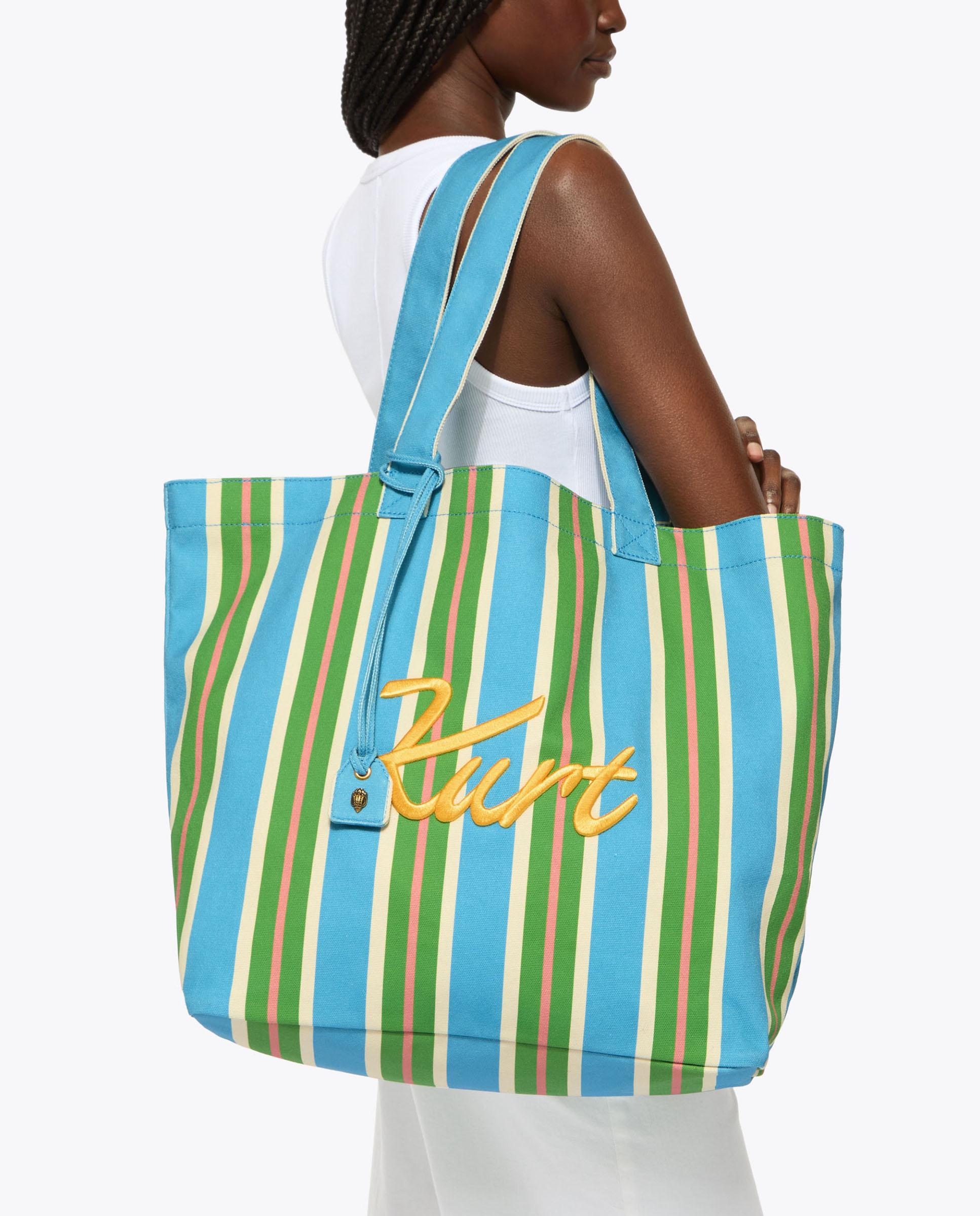 Bolsa shopper de mujer con doble asa y logo - Kurt Geiger - Multicolor Multicolor-6