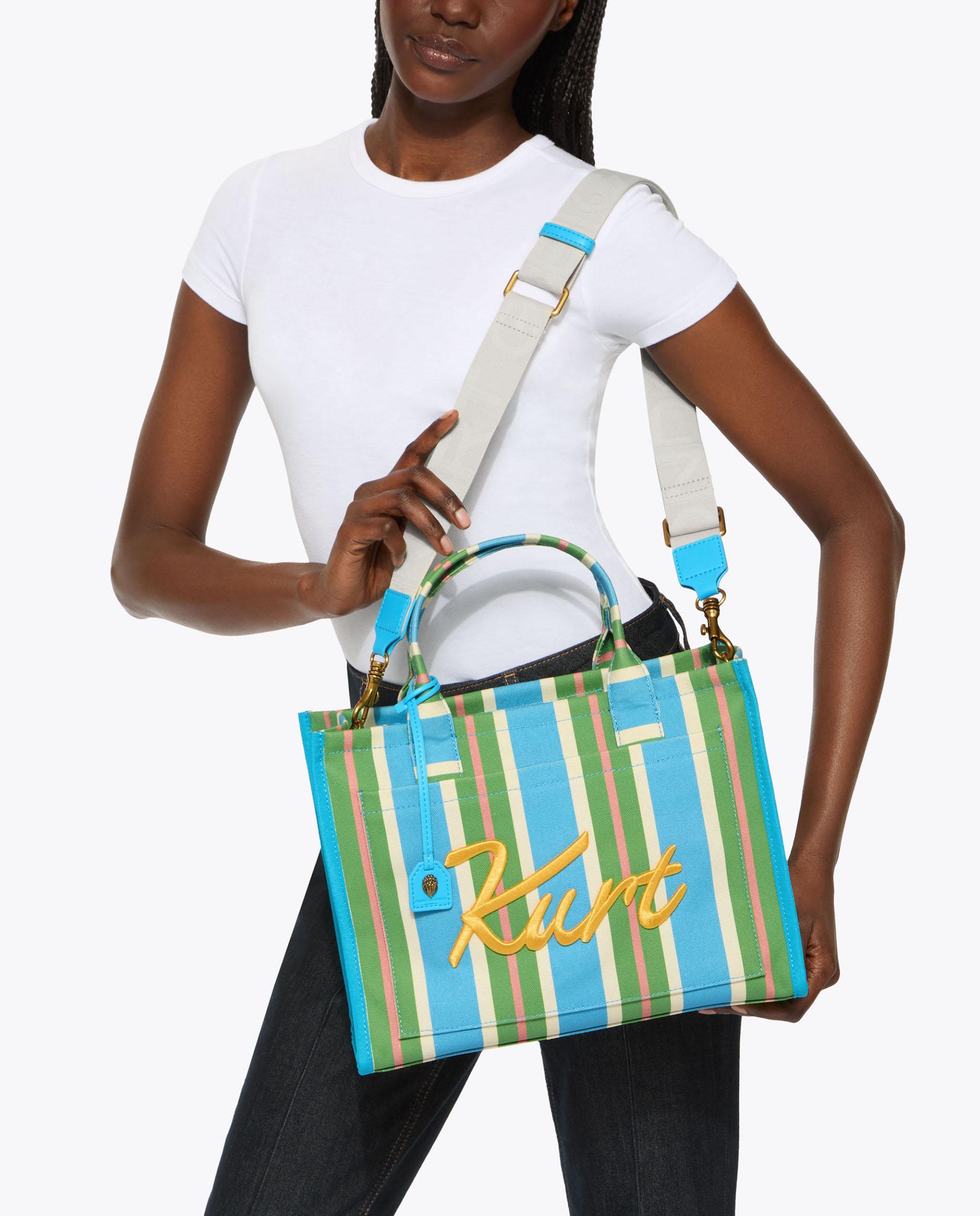 Bolso tote de mujer con doble asa y logo - Kurt Geiger - Multicolor Multicolor-6