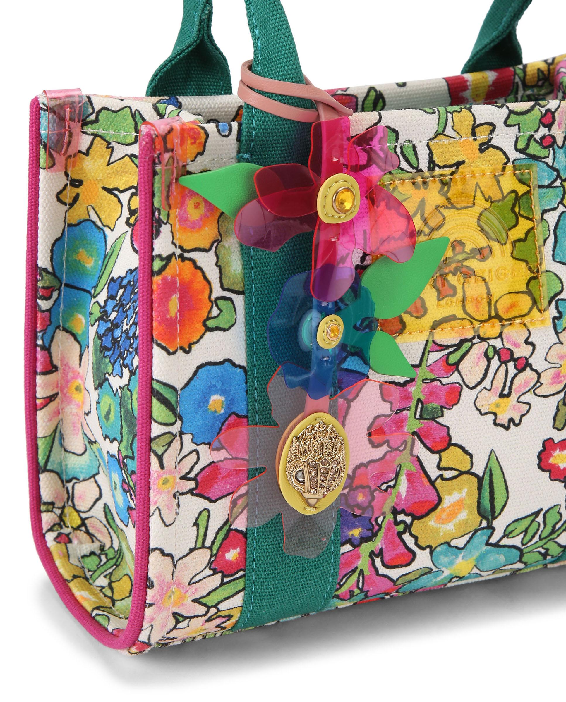 Shopper tote con motivos florales - Kurt Geiger - Multicolor Multicolor-4