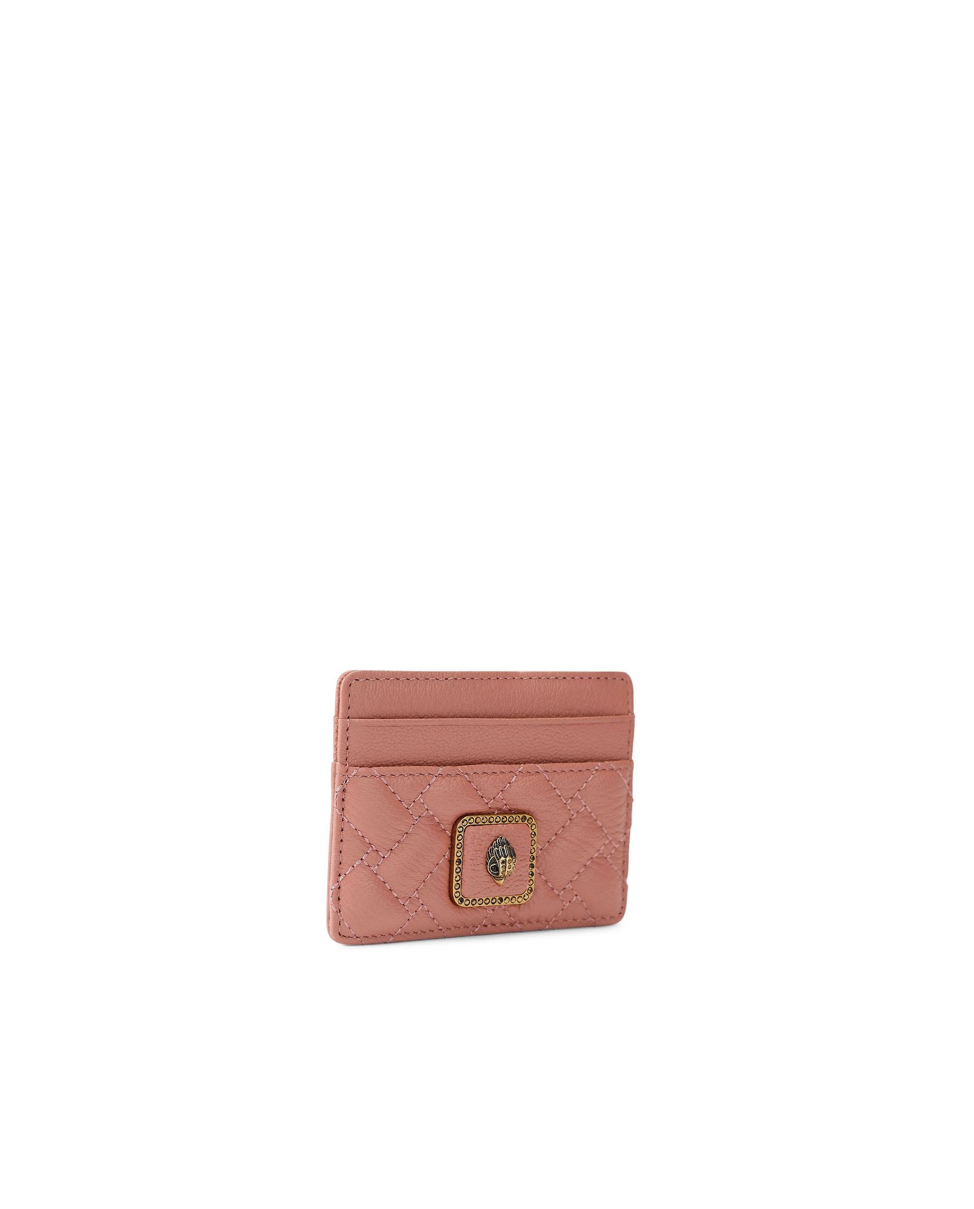 Tarjetero de piel acolchado - Kurt Geiger - Rosa chicle Rosa chicle-2