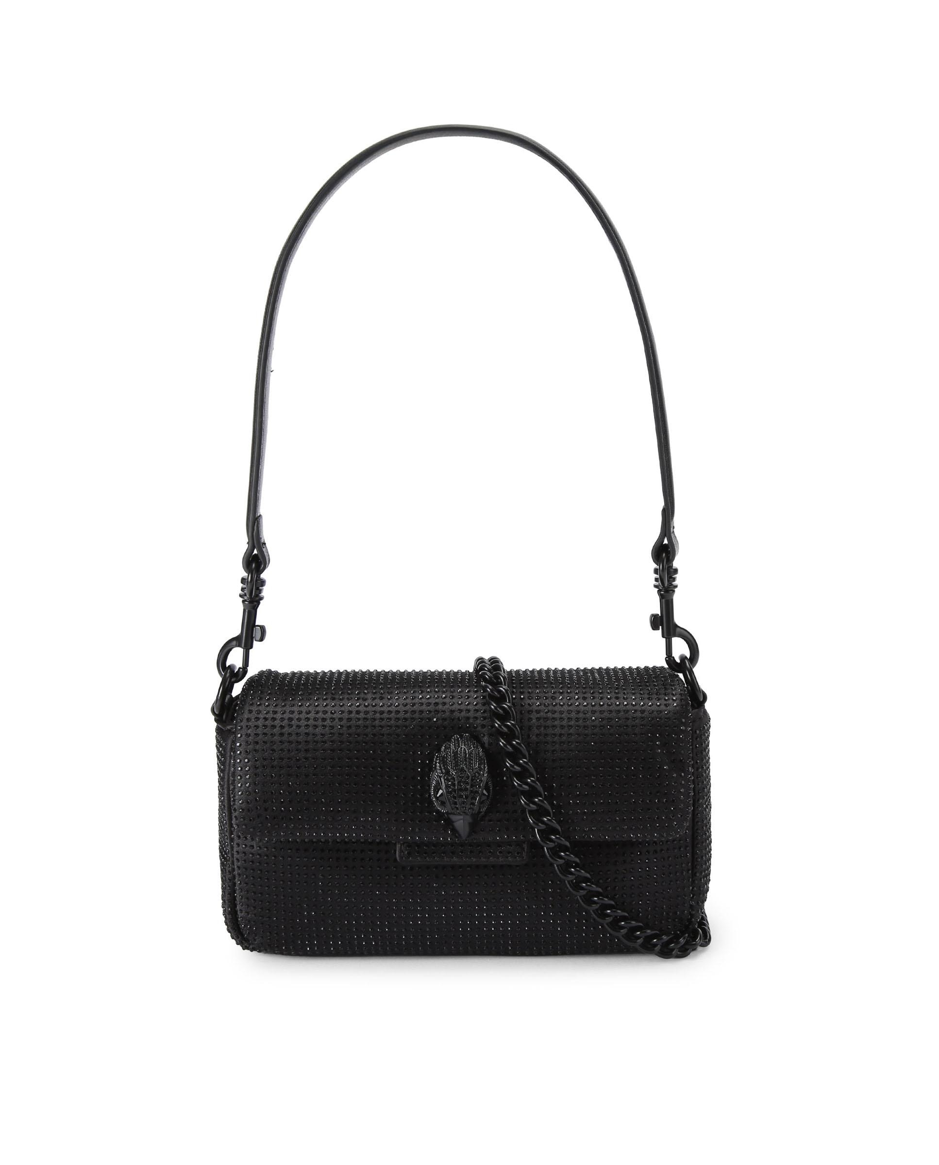 Bandolera oxford con adornos de cristal. - Kurt Geiger - Negro Negro-1