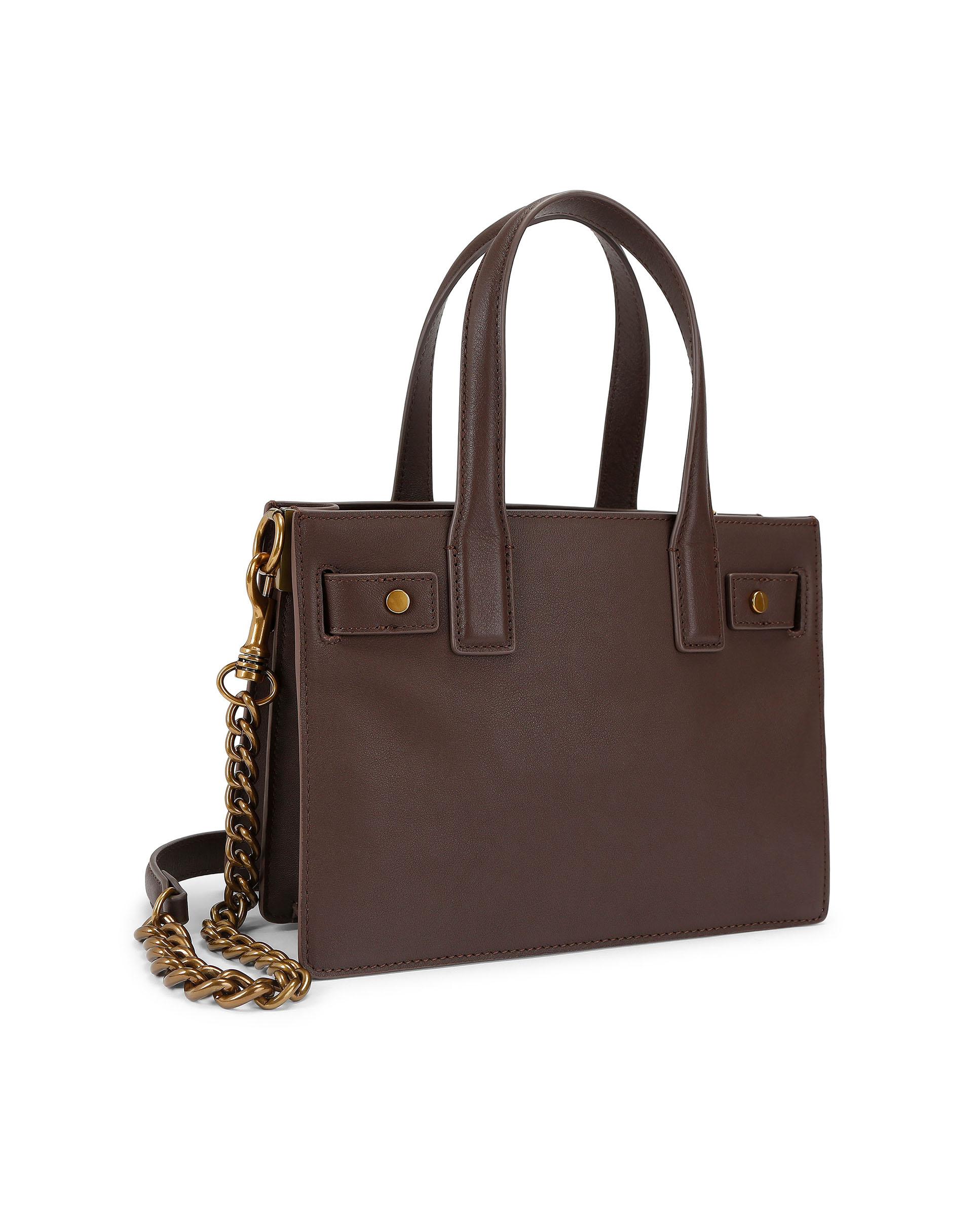 Shopper tote de piel - Kurt Geiger - Marrón Marrón-3