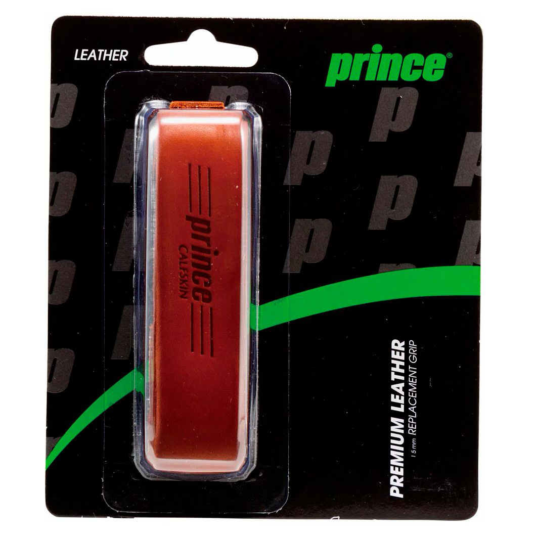 Prince - Caja de 6 grips PREMIUM LEATHER 1.5 mm Prince.