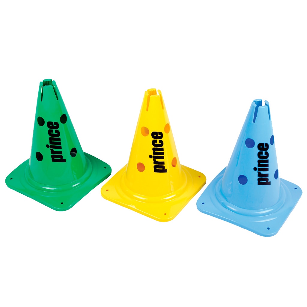 Prince - Conos de entrenamiento de tenis 12'' pack 9 unidades Prince.