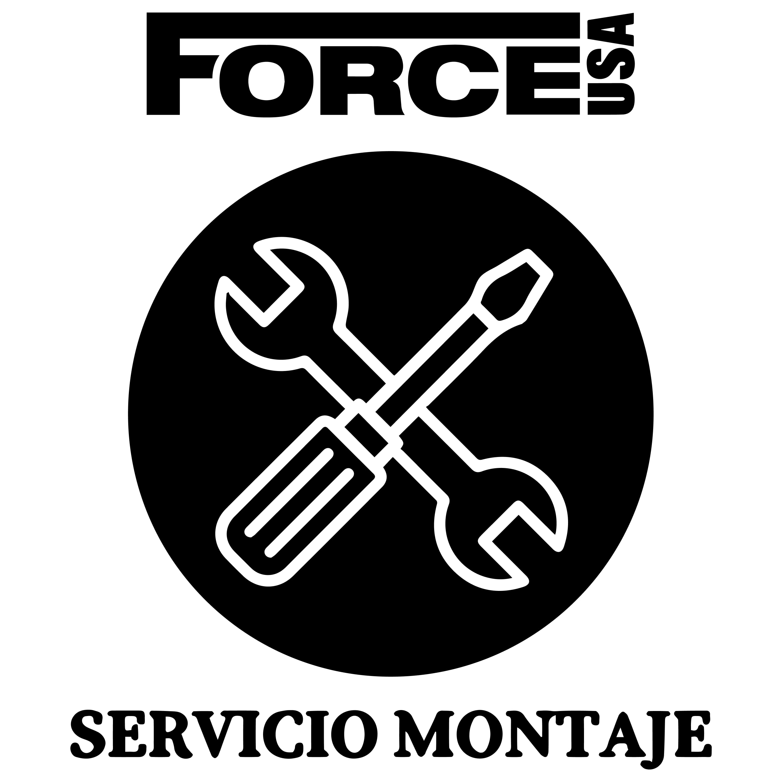 Imagen 0 de Instalación Premium de aparatos deportivos  Force Usa y Titanium Strength Negro