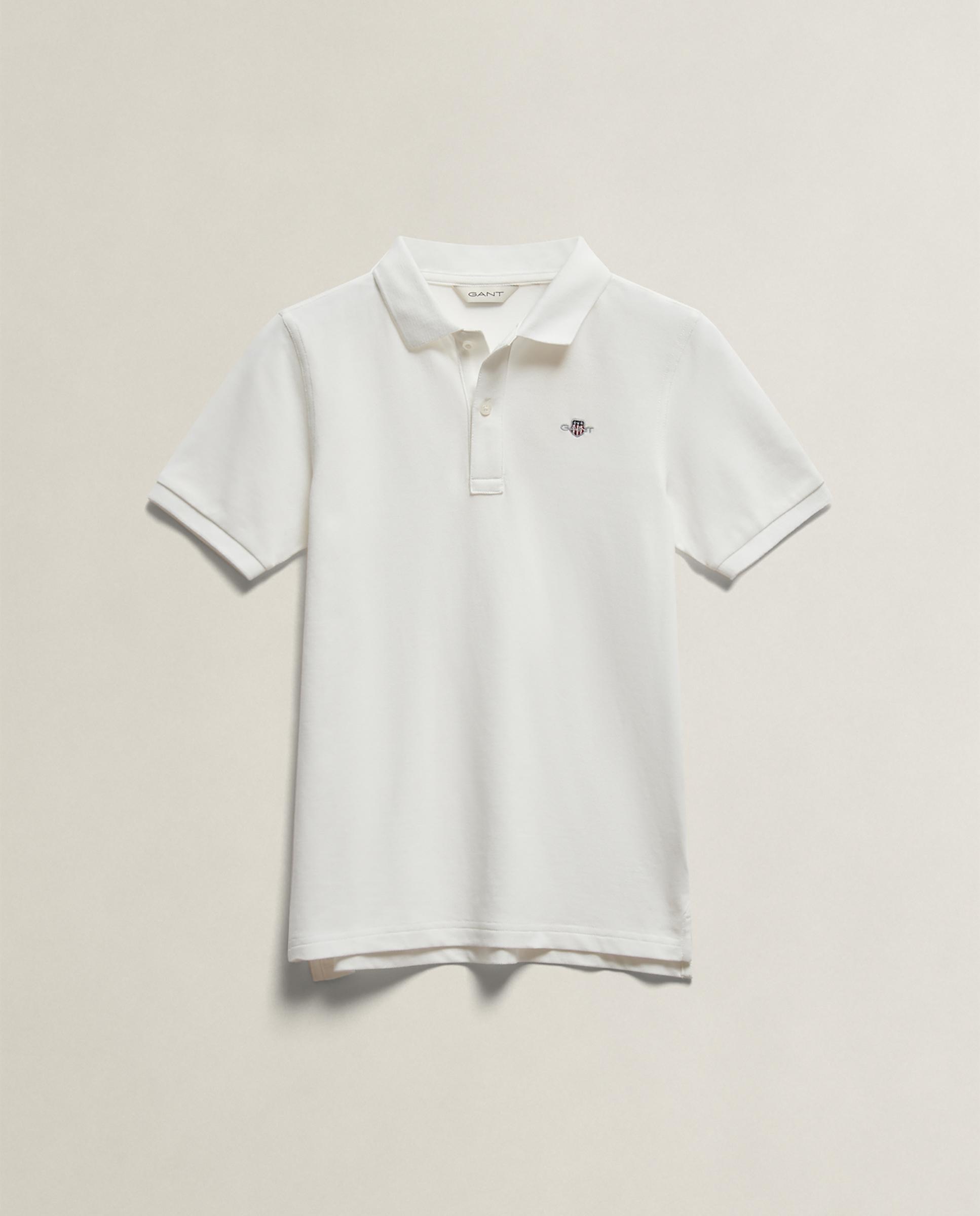 Polo de manga corta de algodón - Gant - Blanco Blanco-1