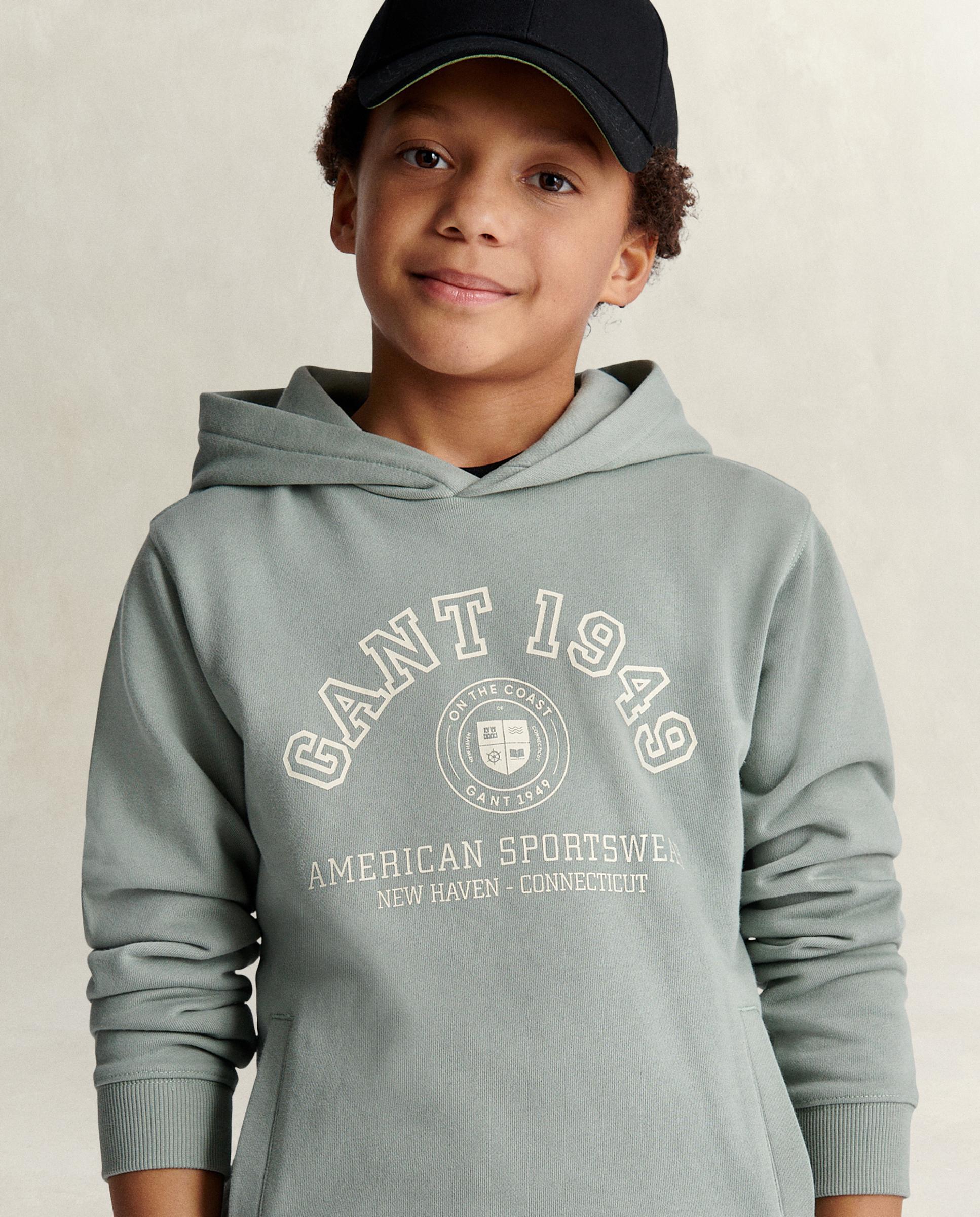 Gorra de niño panelada con logo - Gant - Negro Negro-2