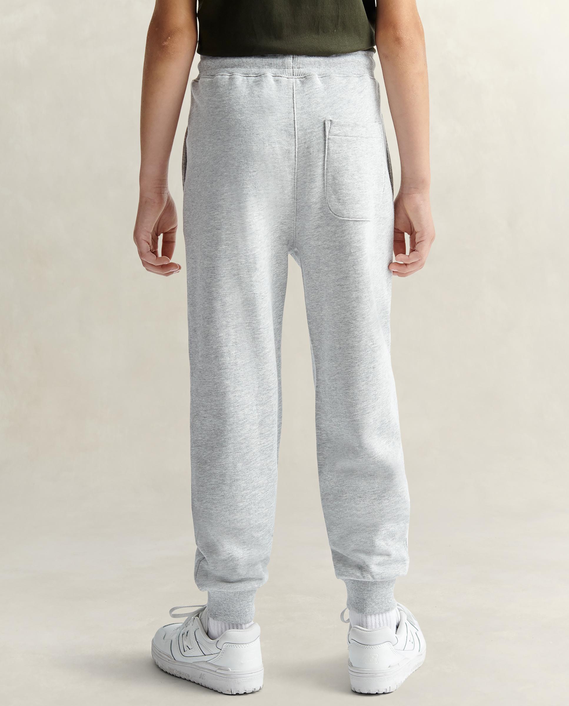 Pantalones deportivos de niño con ajuste de cordón y bolsillos laterales - Gant - Gris claro Gris claro-3