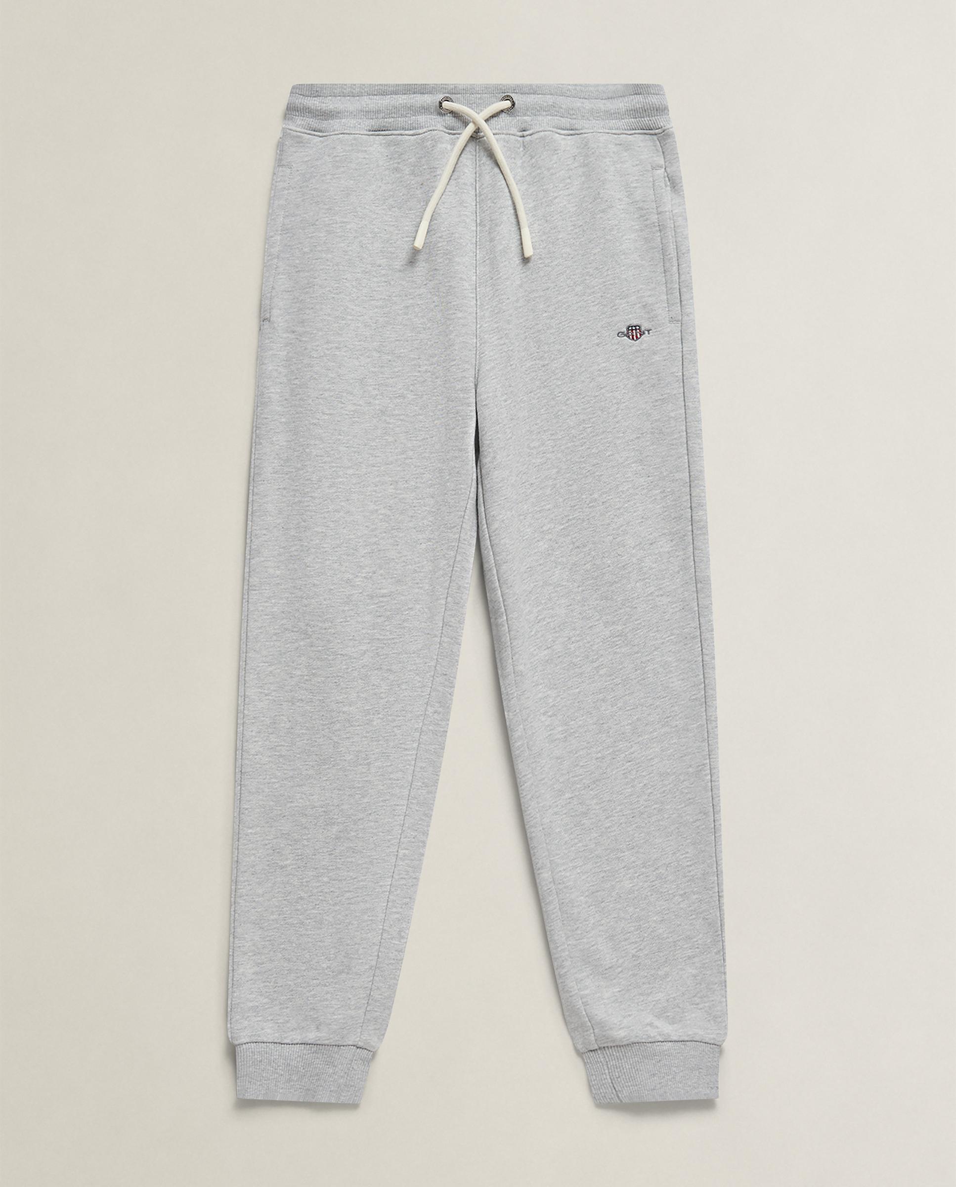 Pantalones deportivos de niño con ajuste de cordón y bolsillos laterales - Gant - Gris claro Gris claro-5