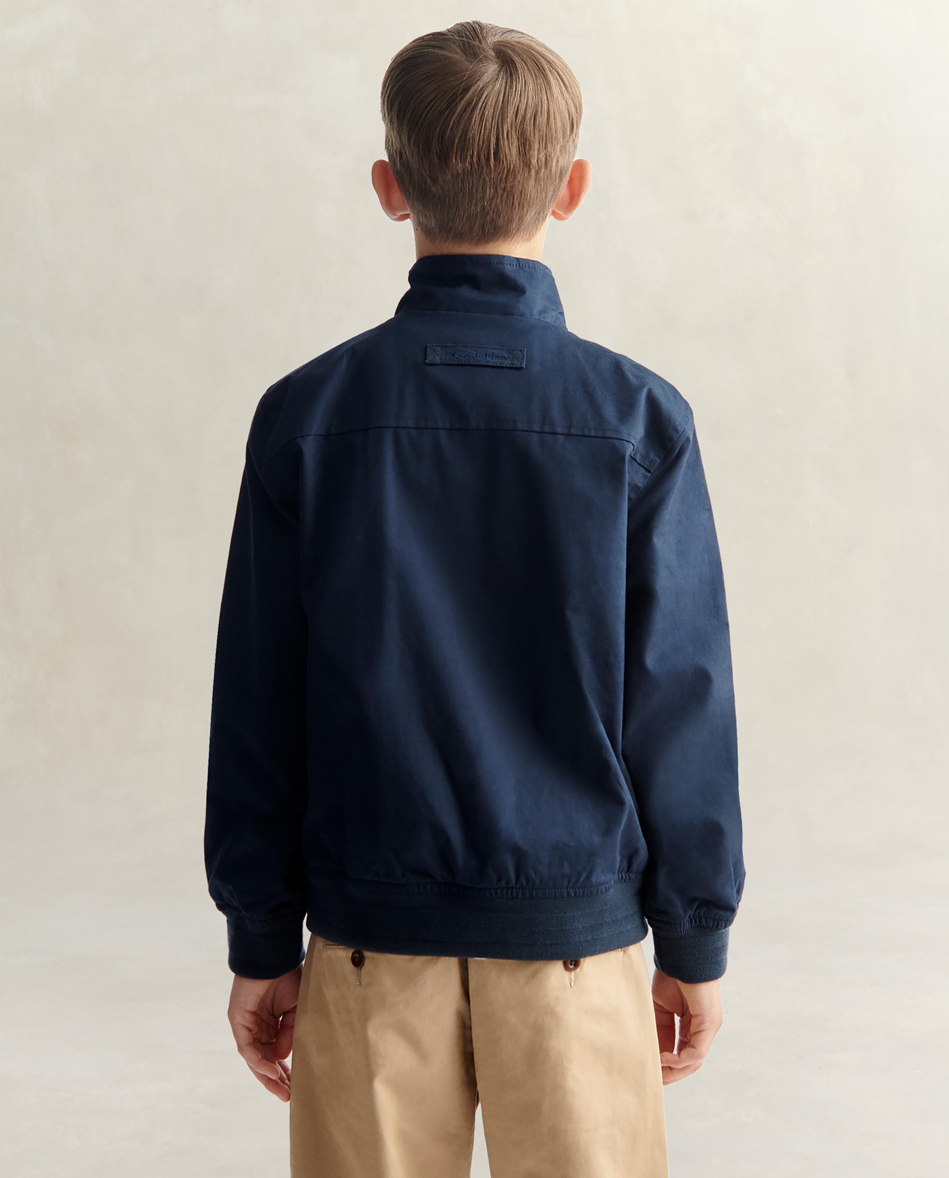Cazadora de niño de cuello alto estilo harrington - Gant - Azul oscuro Azul oscuro-2