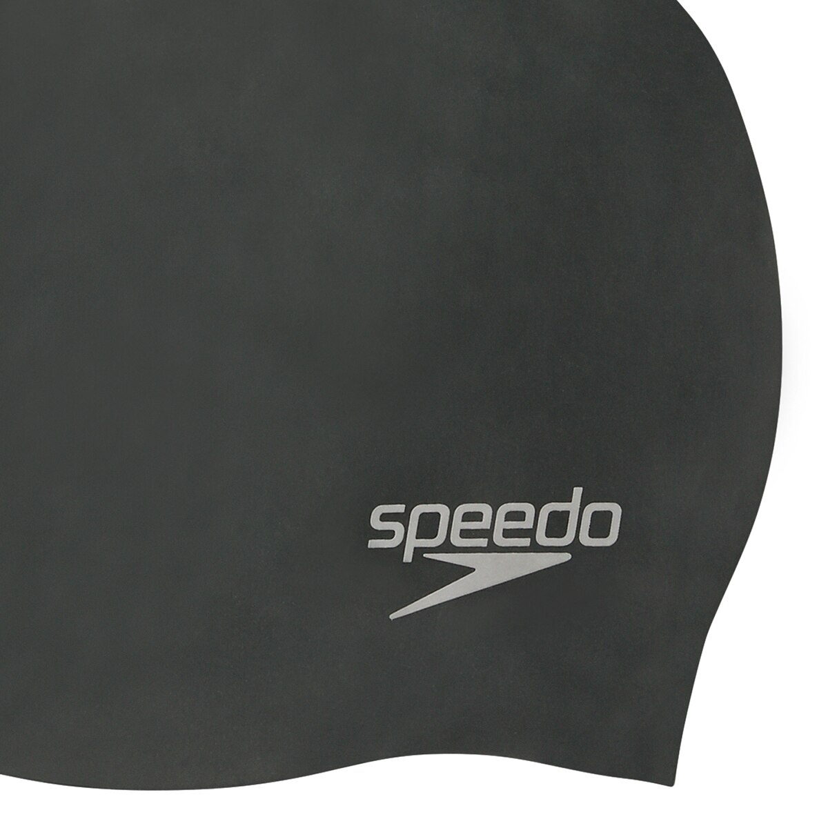 Gorro de natación unisex plain moulded silicone cap speedo - Negro Negro-2