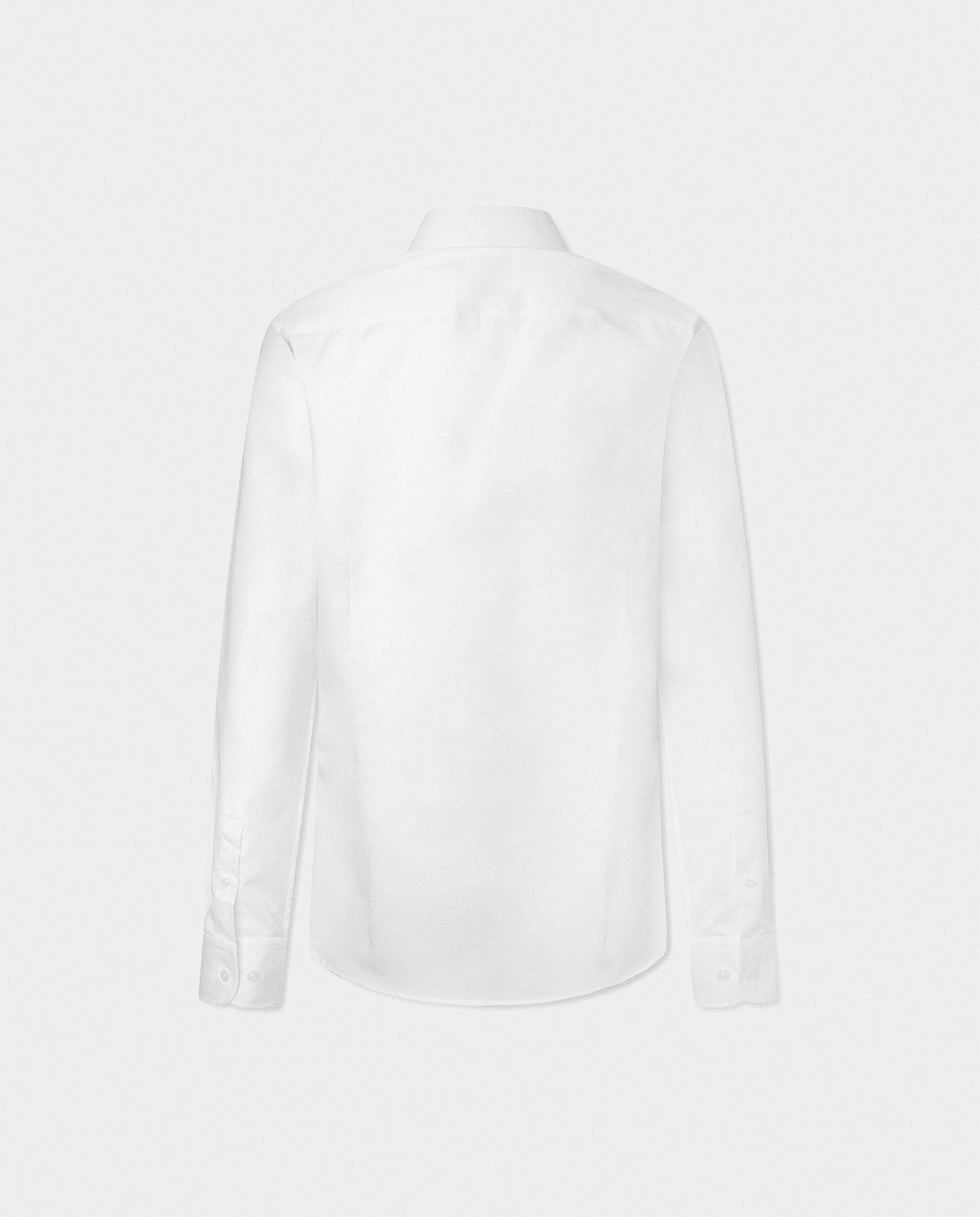 Camisa de hombre formal popelín fit tailored - Hackett - Blanco Blanco-9