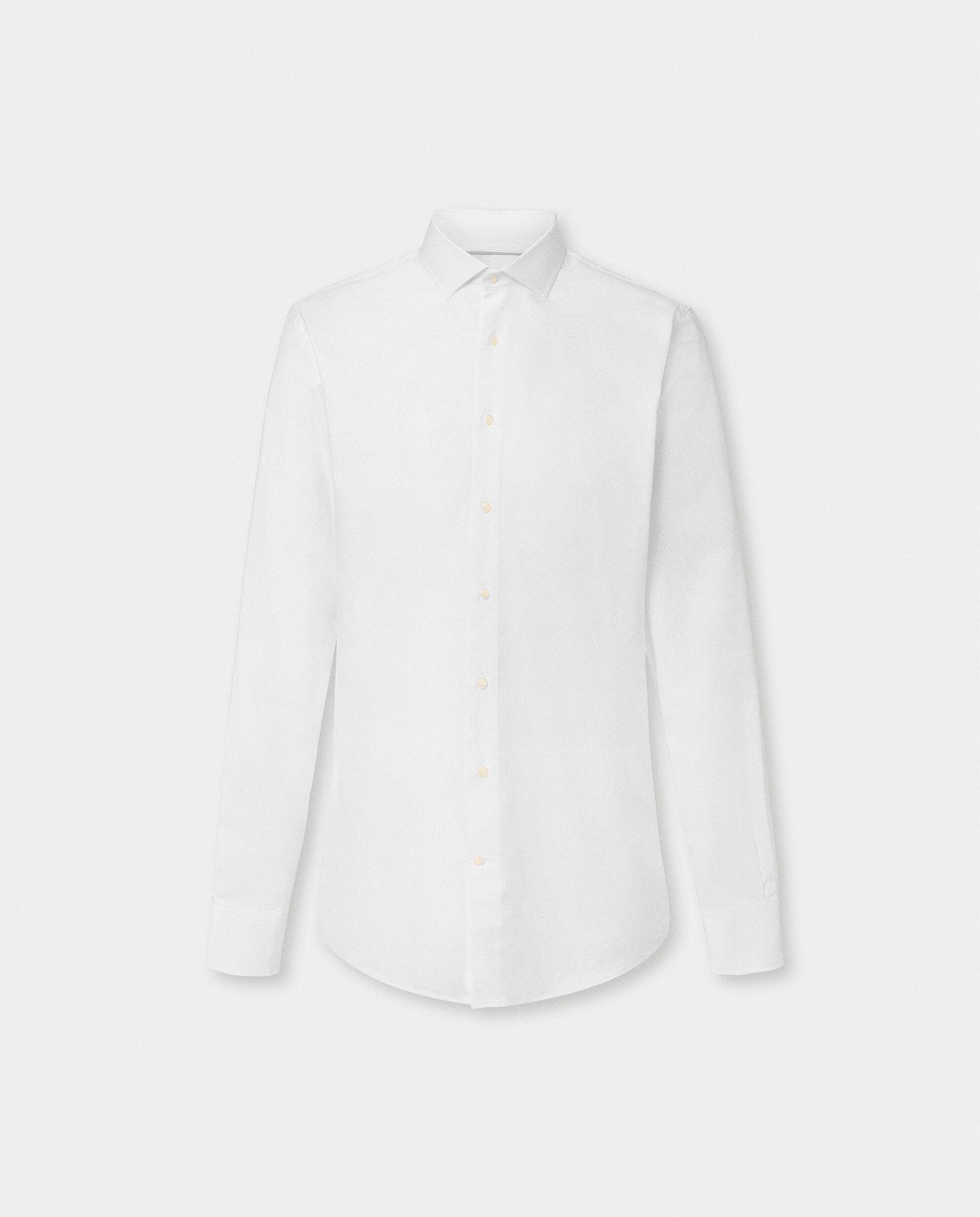 Camisa de hombre formal popelín fit tailored - Hackett - Blanco Blanco-10