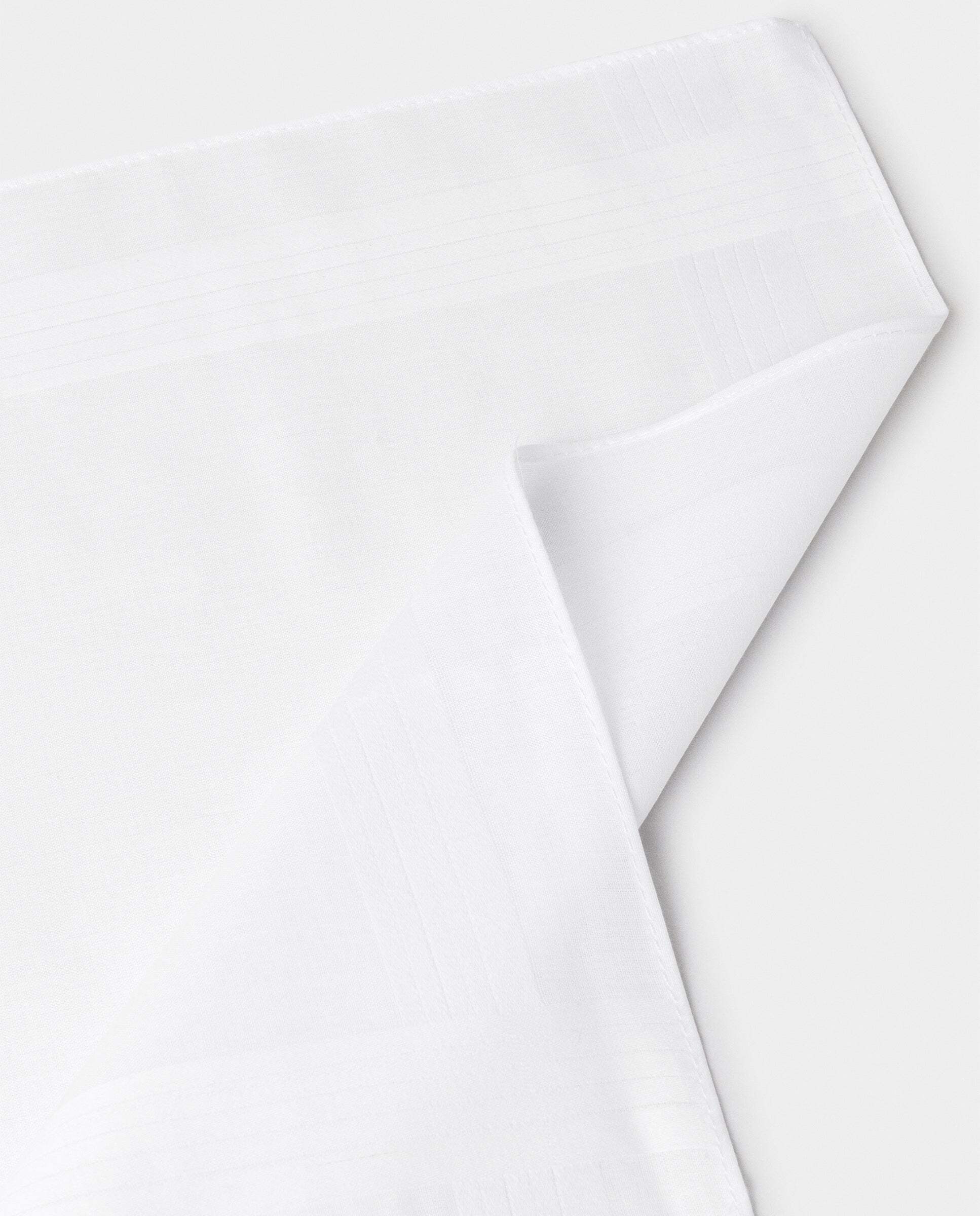 Pañuelo de hombre liso de algodón - Hackett - Blanco Blanco-3
