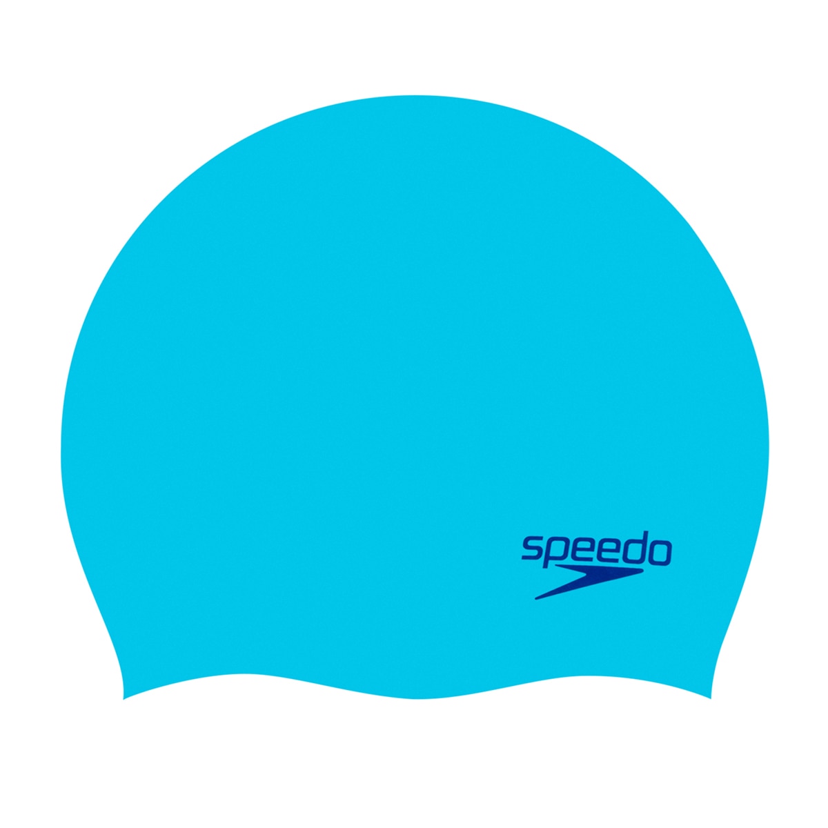 Imagen 0 de Gorro de natación para niños Plain Moulded Silicone Junior Speedo Azul