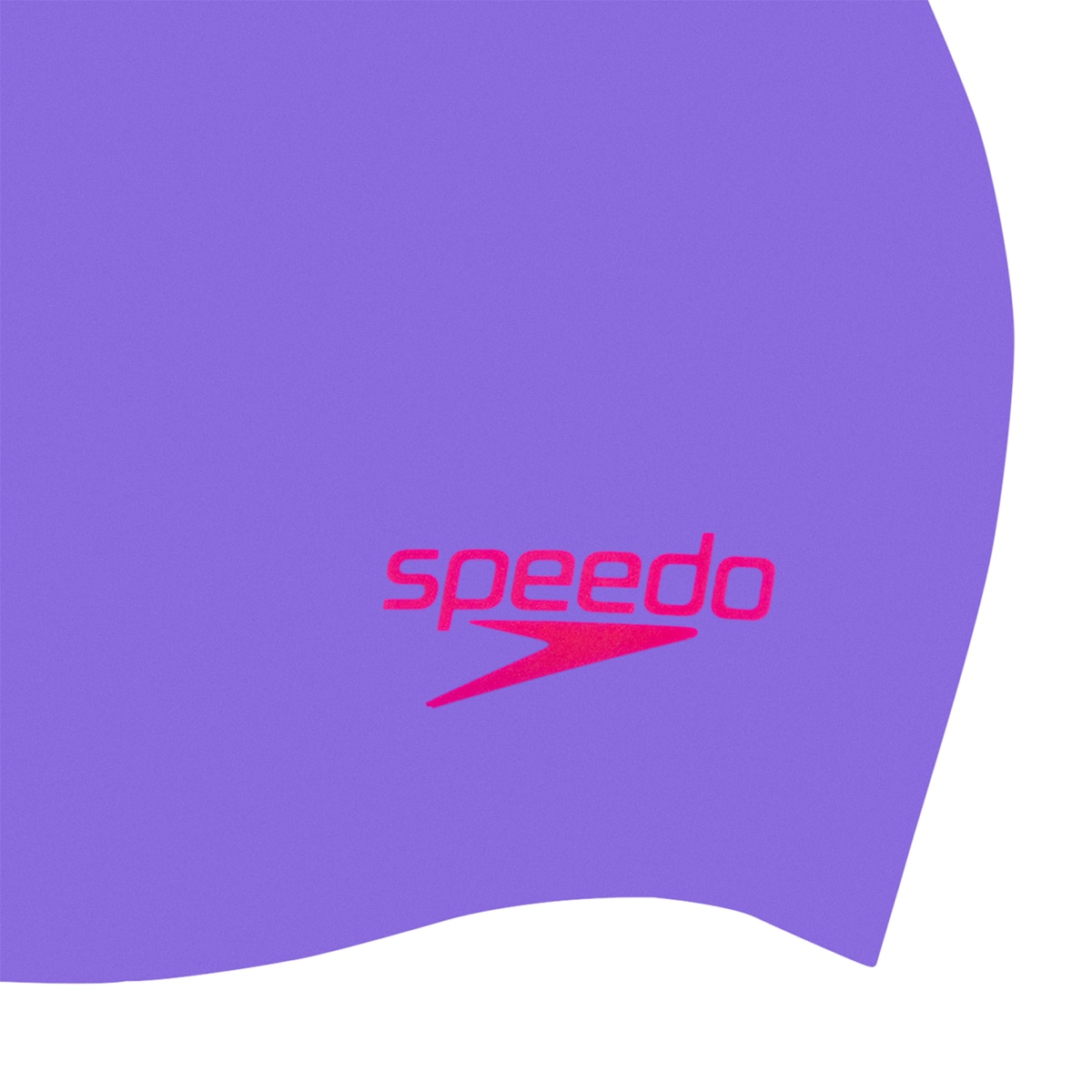 Gorro de natación para niños Plain Moulded Silicone Junior Speedo - Morado Morado-2
