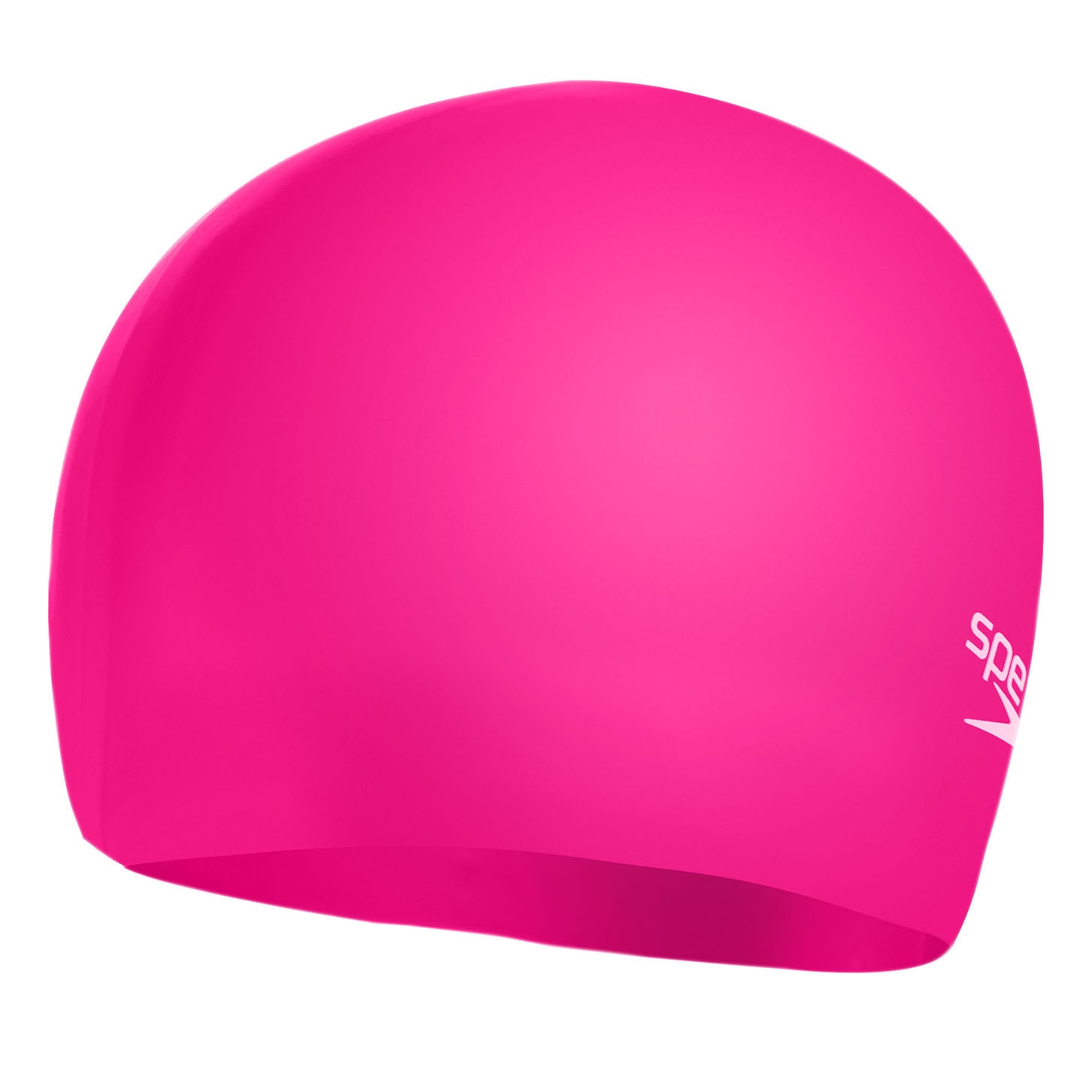 Gorro de natación para niños Plain Moulded Silicone Junior Speedo - Rosa Rosa-2