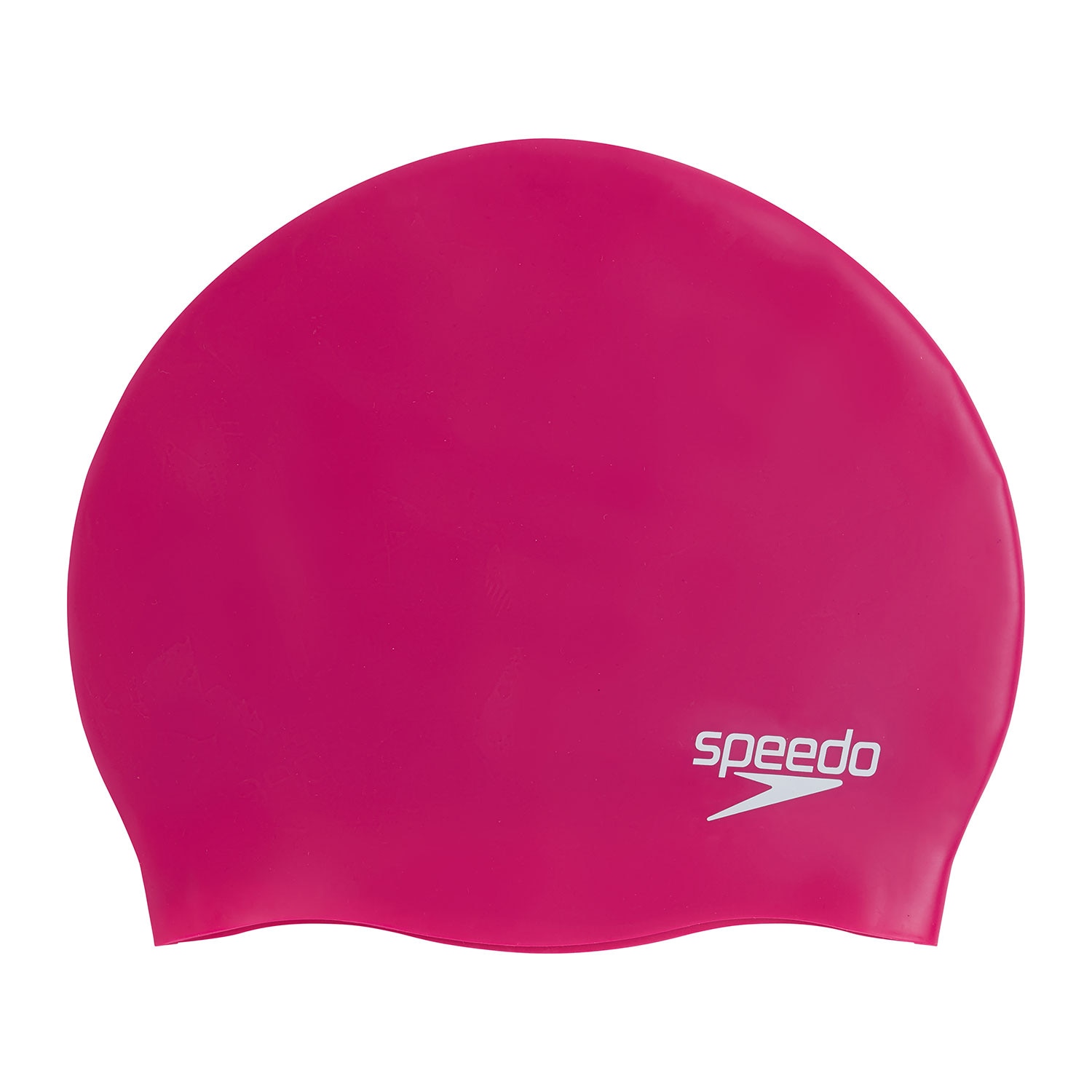 Gorro de natación unisex plain moulded silicone cap speedo - Rosa Rosa-1