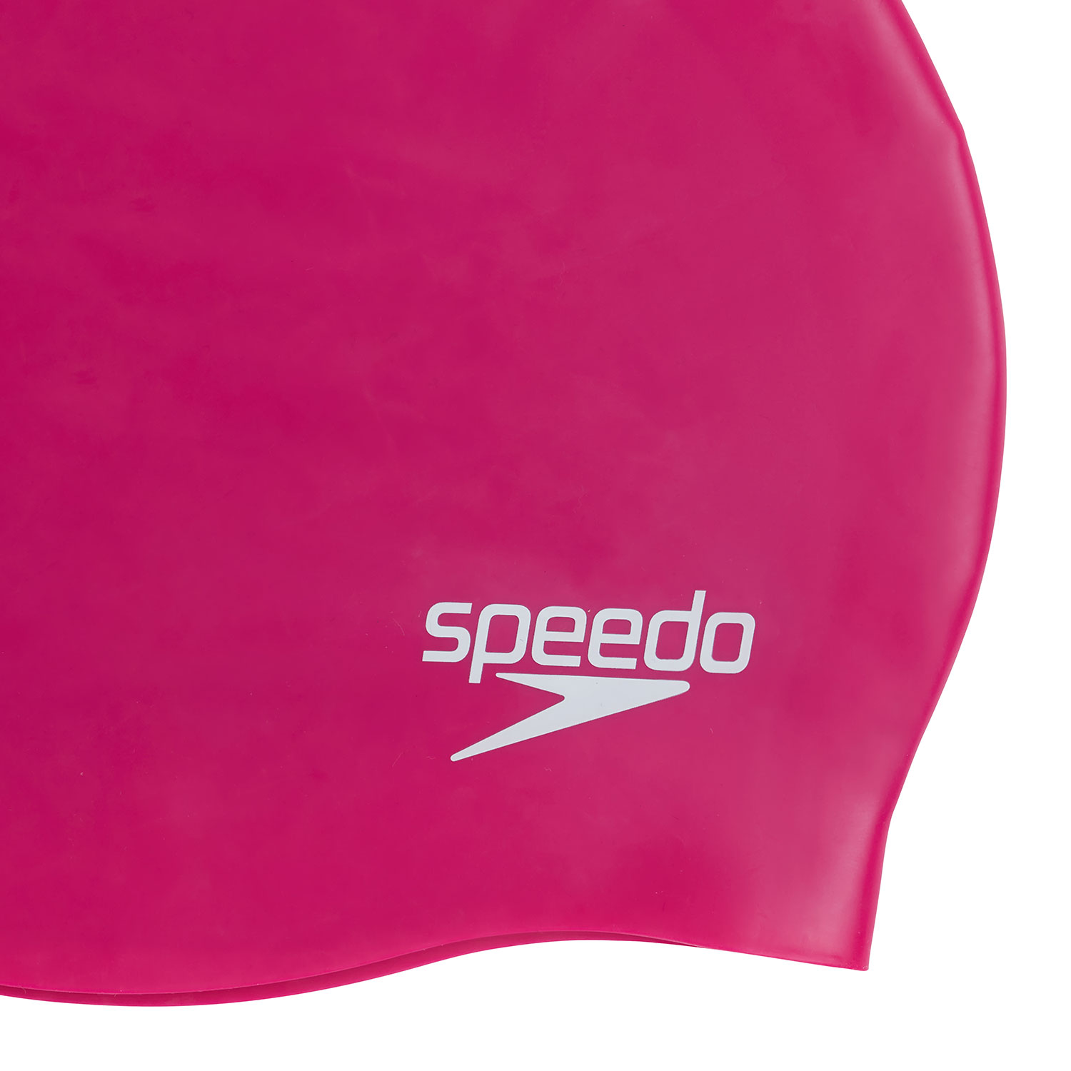 Gorro de natación unisex plain moulded silicone cap speedo - Rosa Rosa-3