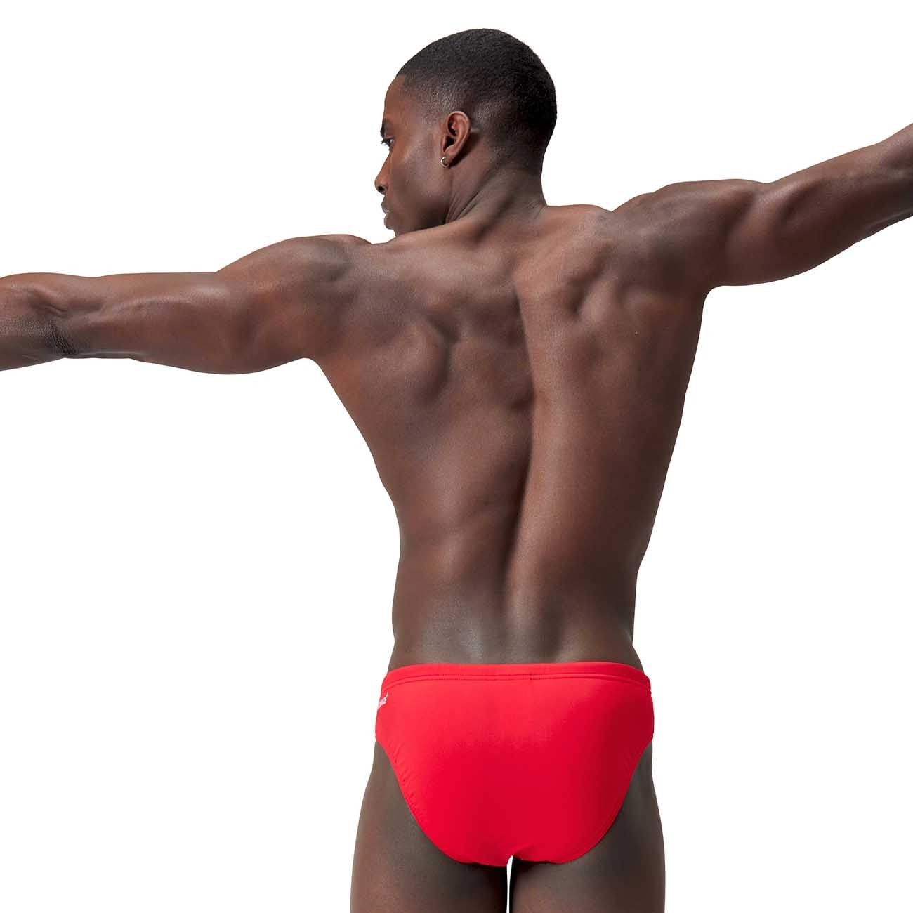 Bañador natación de hombre Mens Eco Endurance+ 7cm Brief Speedo - Rojo Rojo-3
