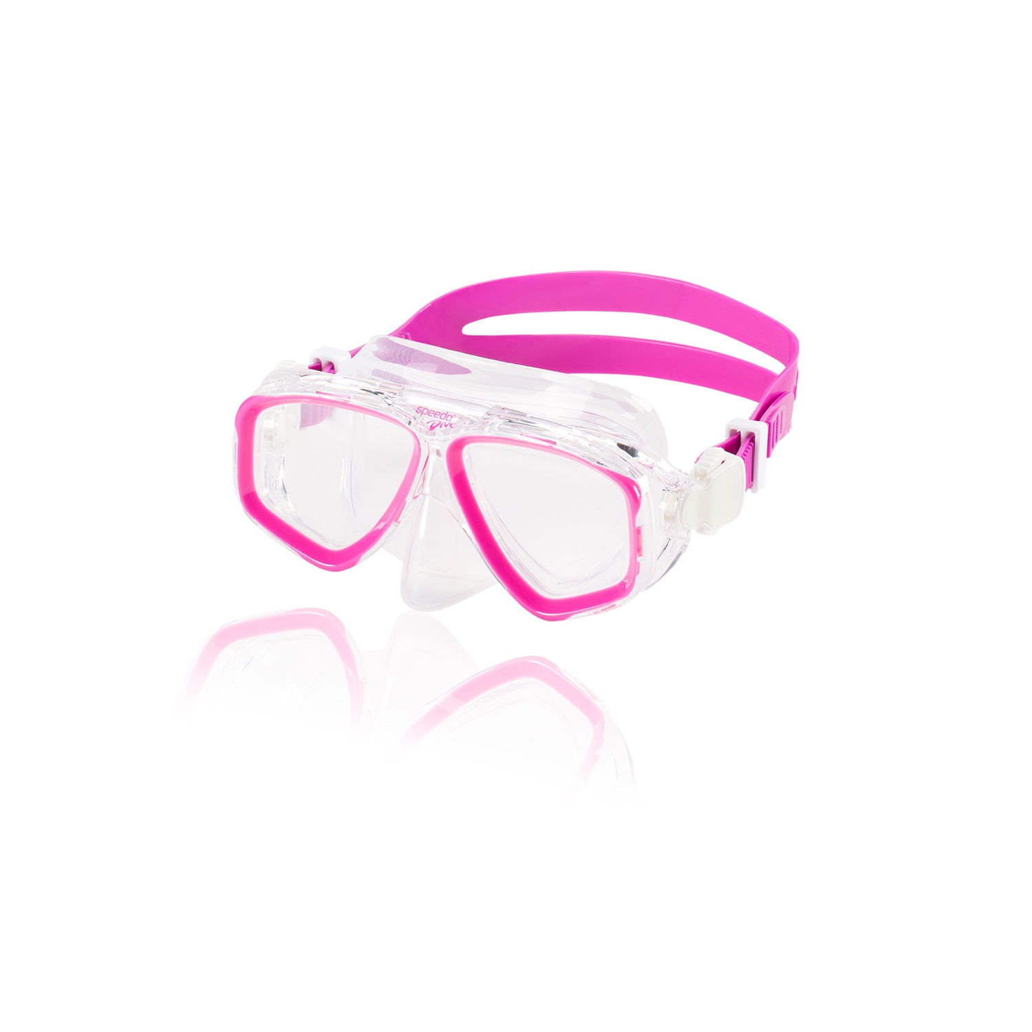Imagen 1 de Máscara de buceo para niños junior adventure mask speedo - Rosa Rosa