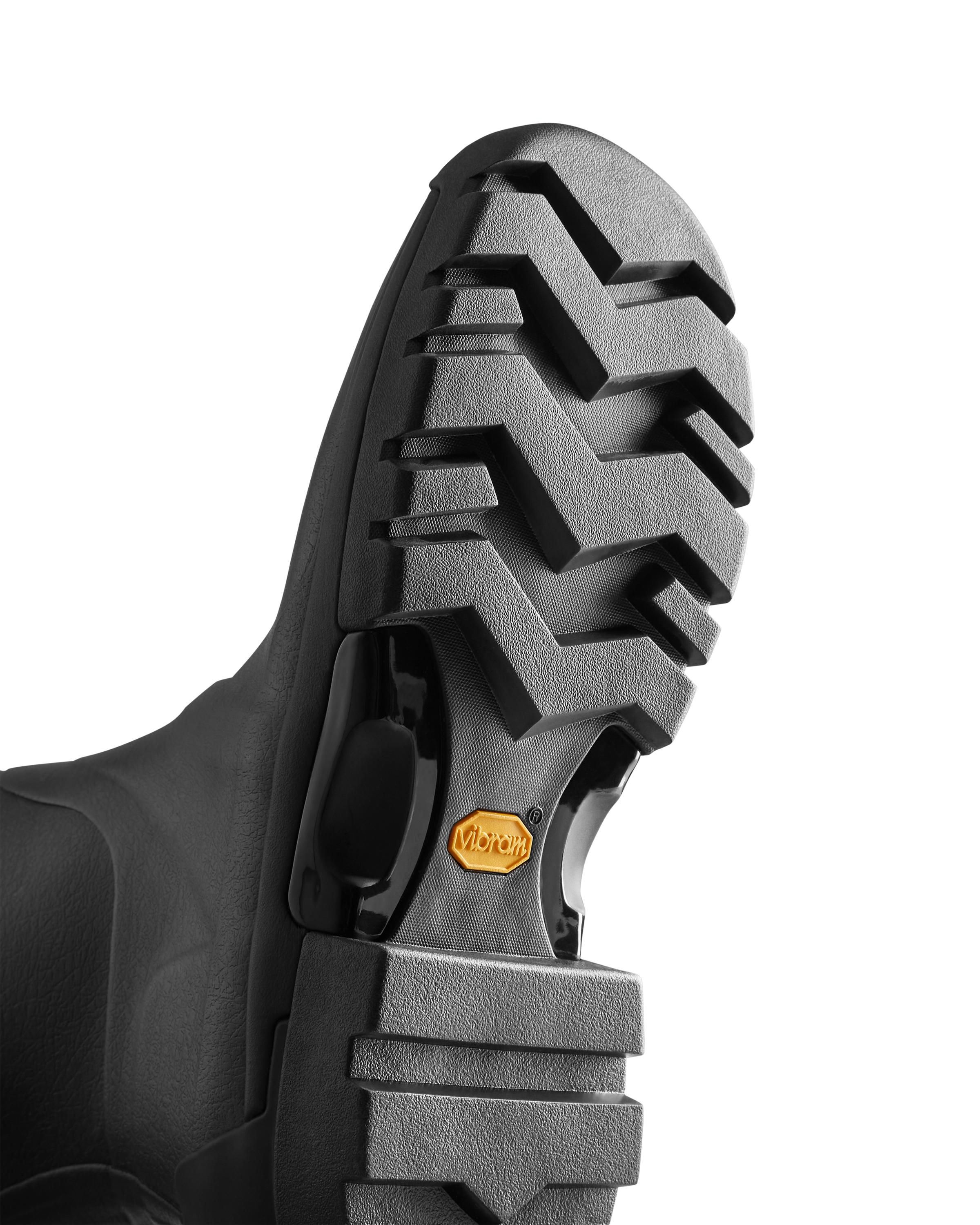 Imagen 4 de Botas de agua unisex balmoral tall de caña alta y suela de alta tracción - Hunter - Negro Negro