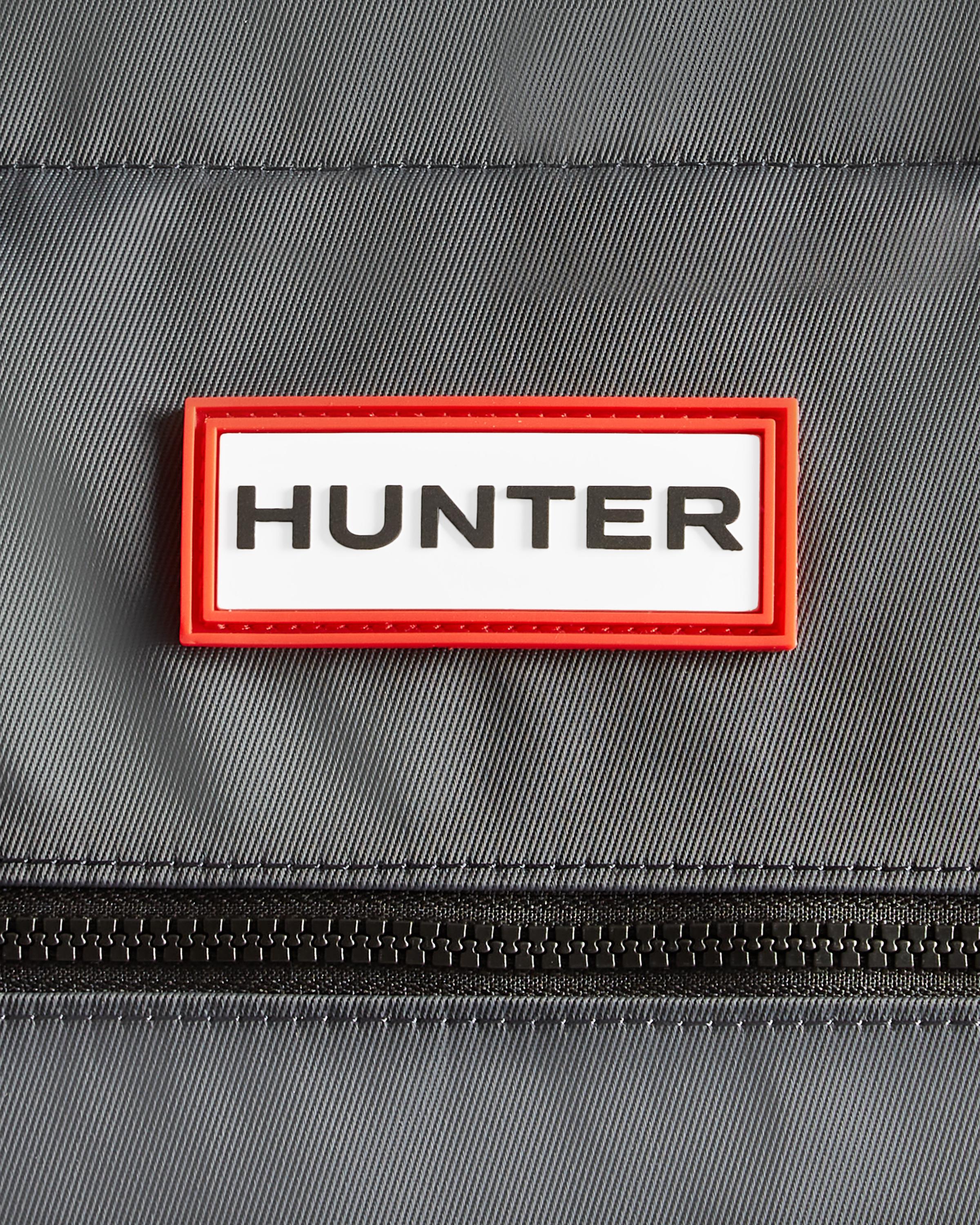 Tote mediano de nylon en verde militar con cremallera - Hunter - Navy Navy-3