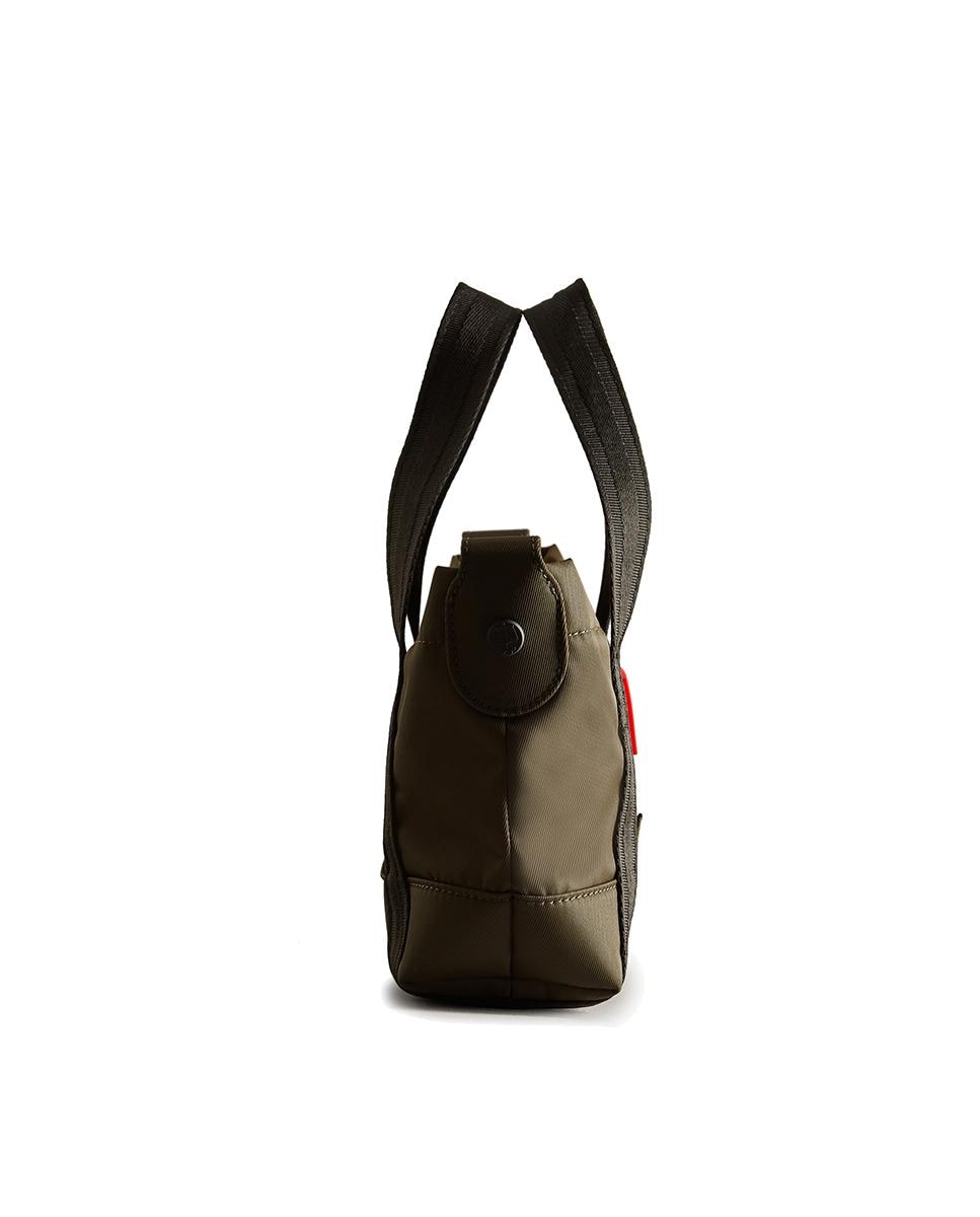 Tote pequeño unisex Hunter de nylon en negro con varias asas - Verde Oliva Verde Oliva-2