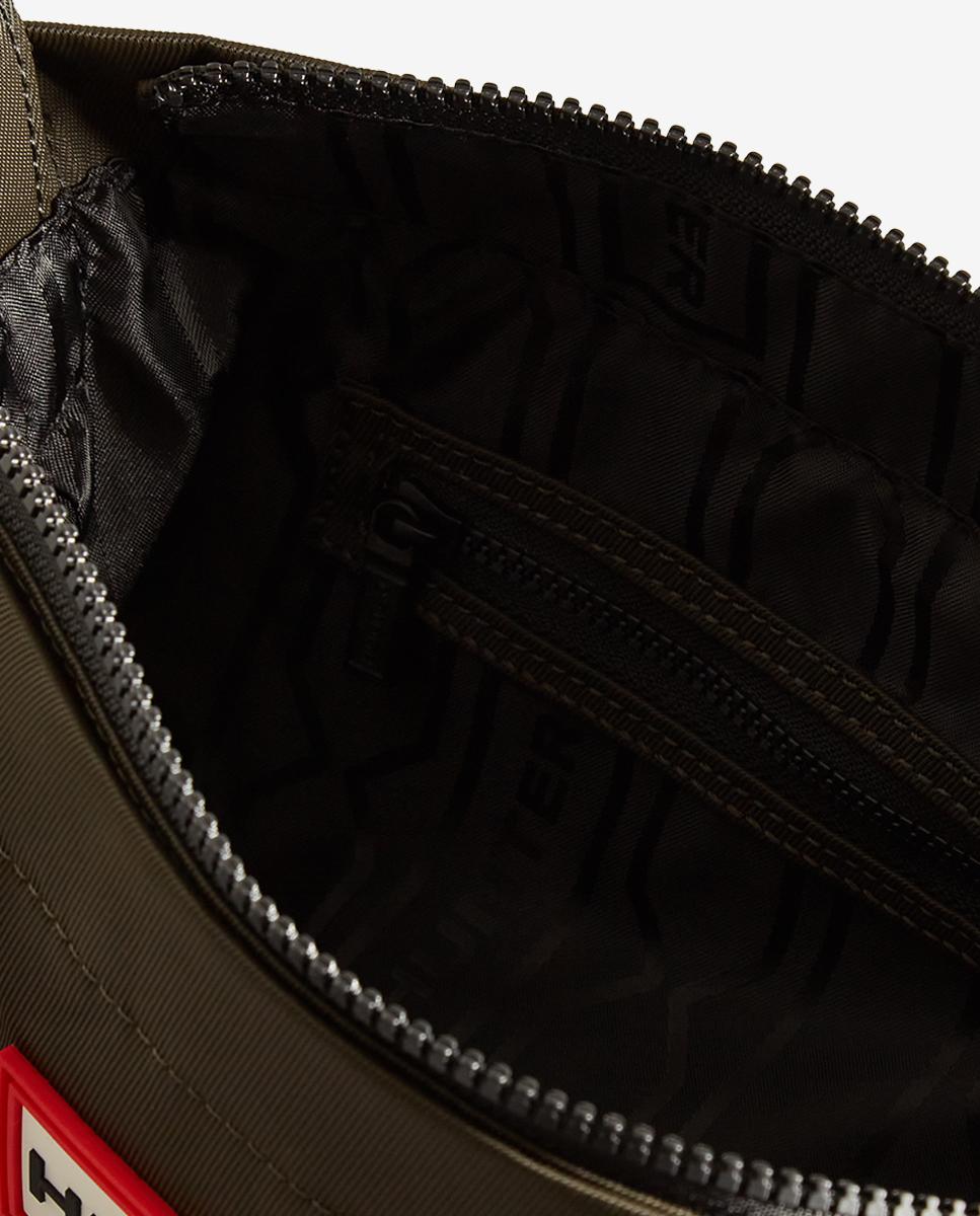 Tote pequeño unisex Hunter de nylon en negro con varias asas - Verde Oliva Verde Oliva-4