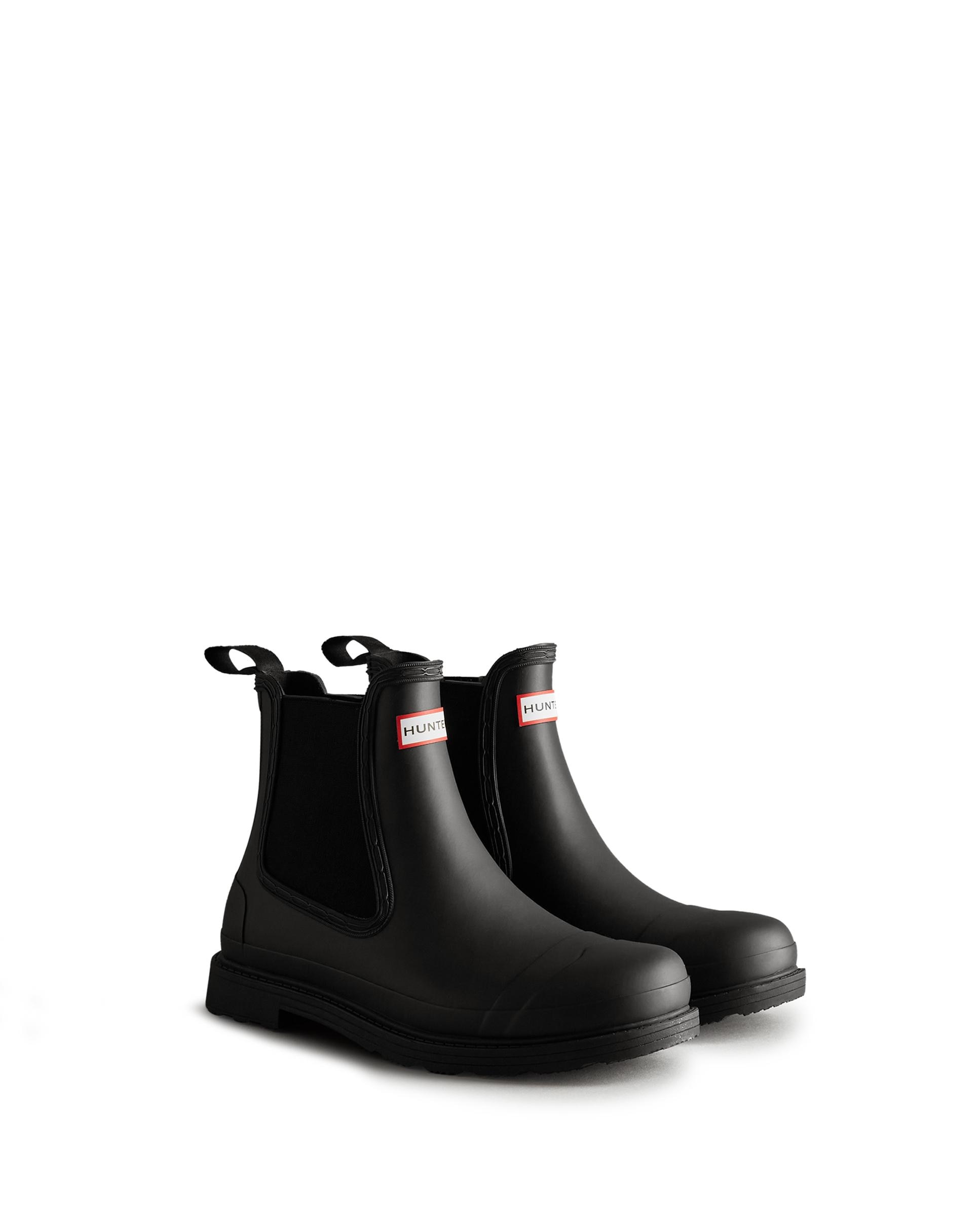 Bota hombre m Commando Chelsea - Hunter - Negro Negro-3